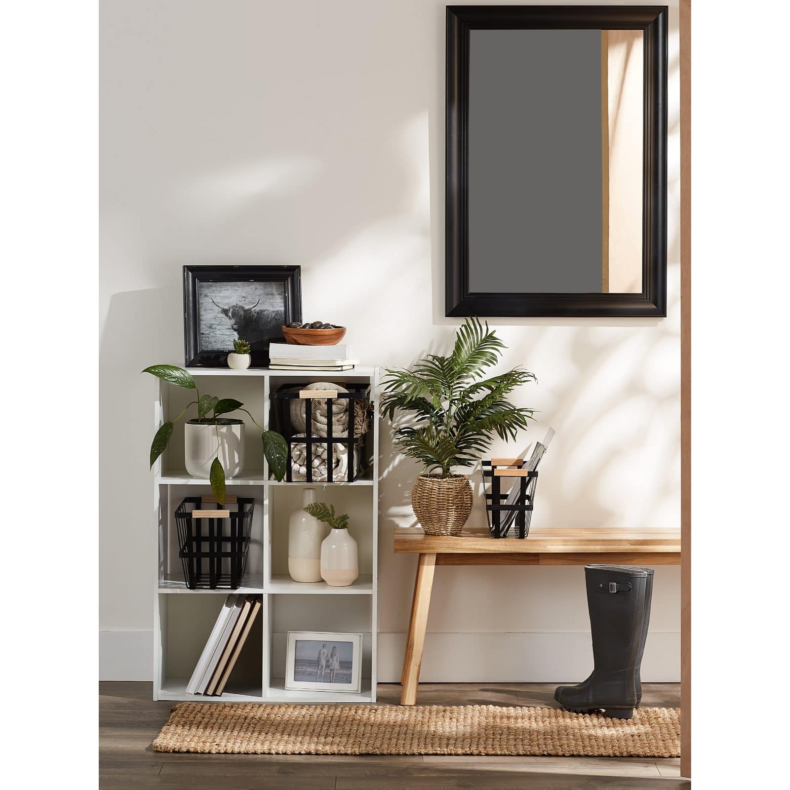 DII® Black Metal Urban Modern Basket Set