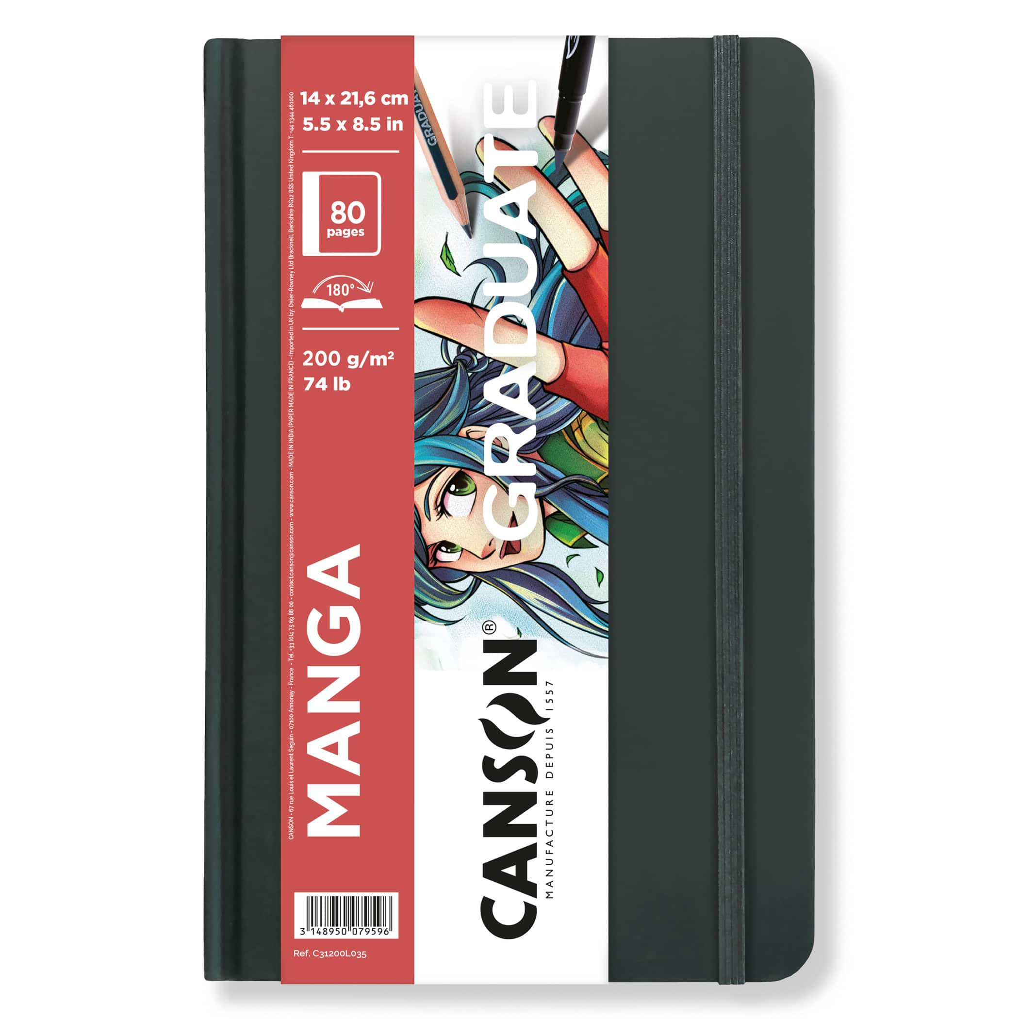 Canson® Graduate Manga Hardcover Art Book