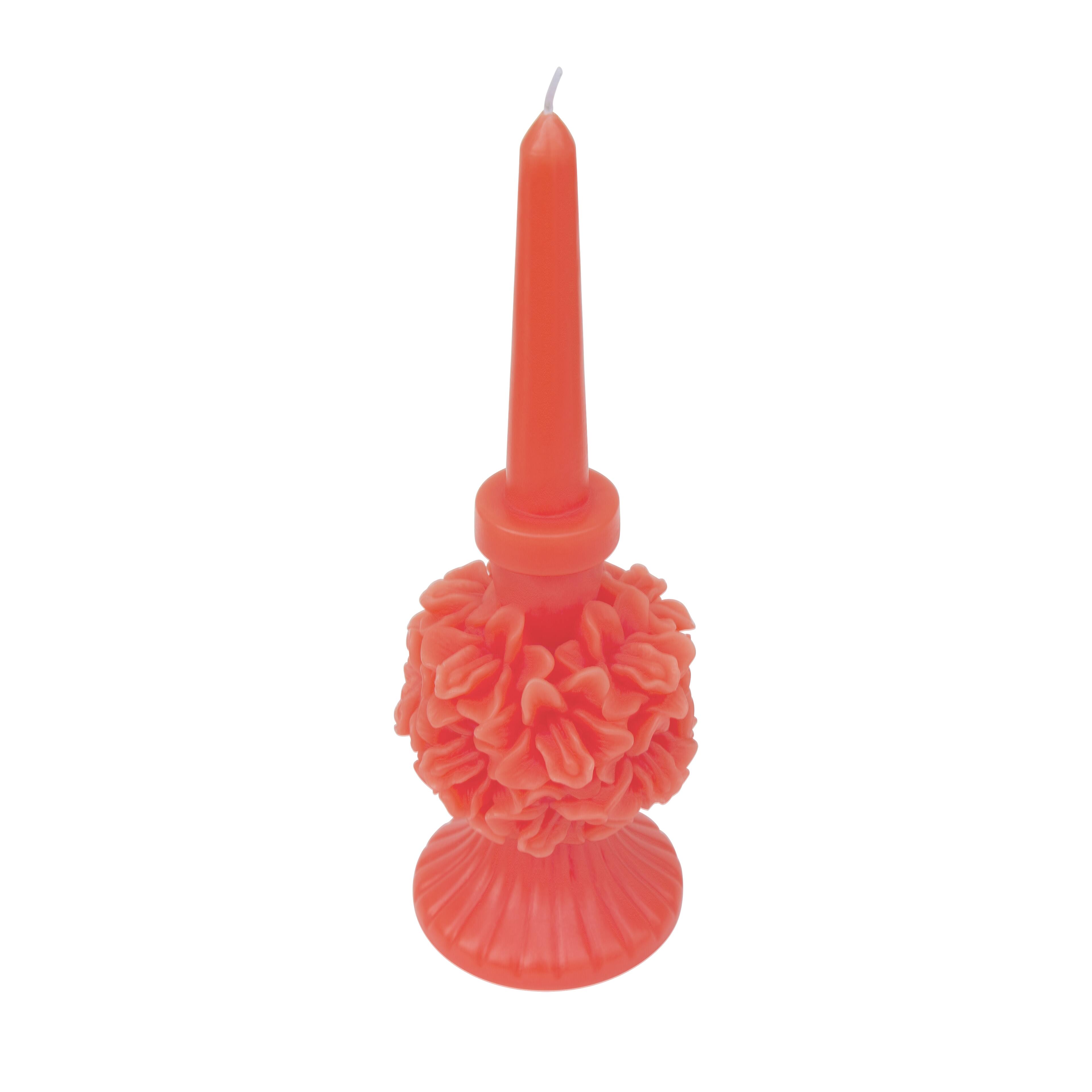 10" Flower Ball Taper Candle by Ashland