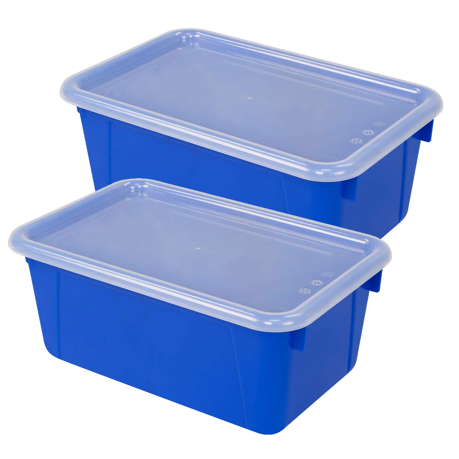 Storex Small Cubby Bin with Cover