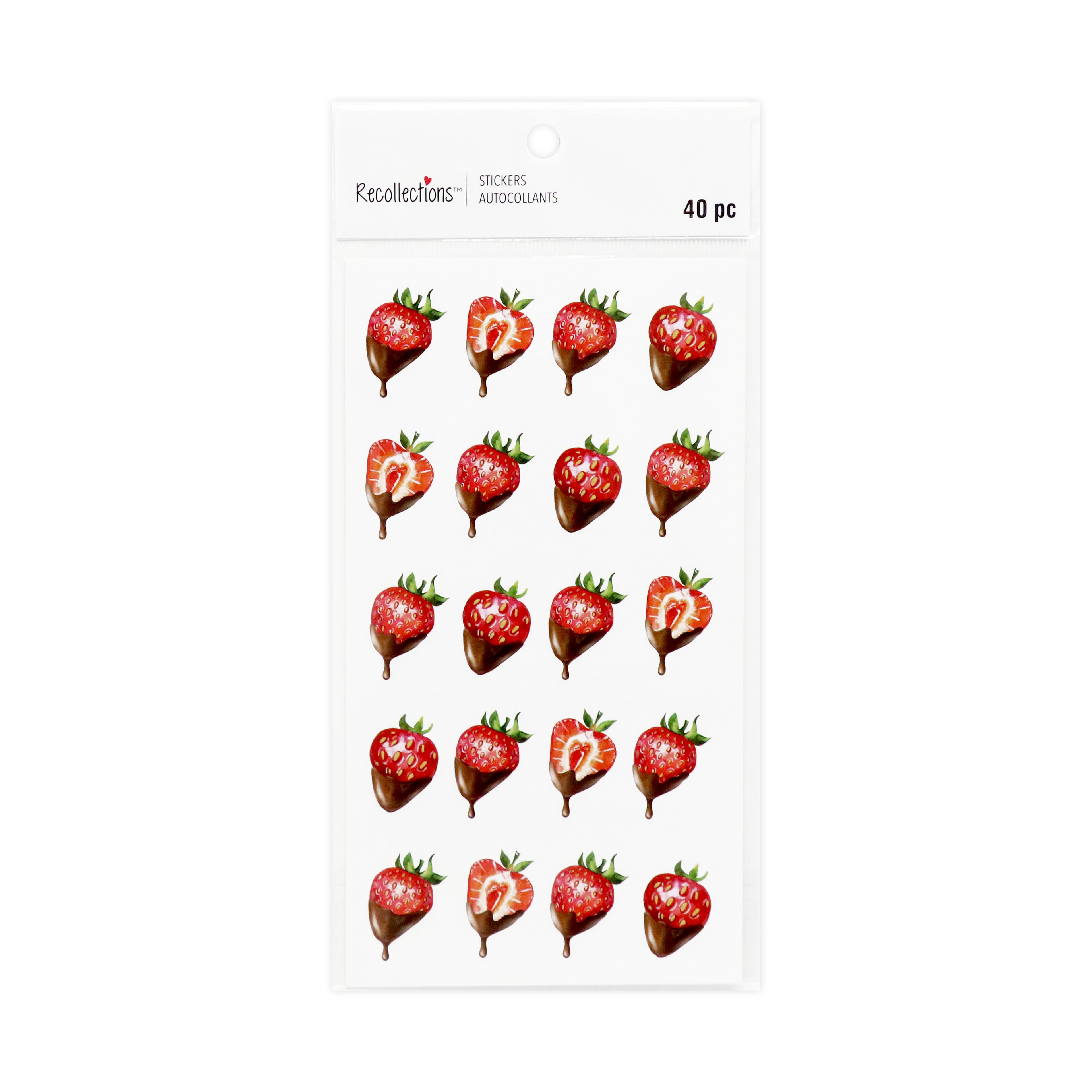 Chocolate Covered Strawberry Stickers by Recollections™