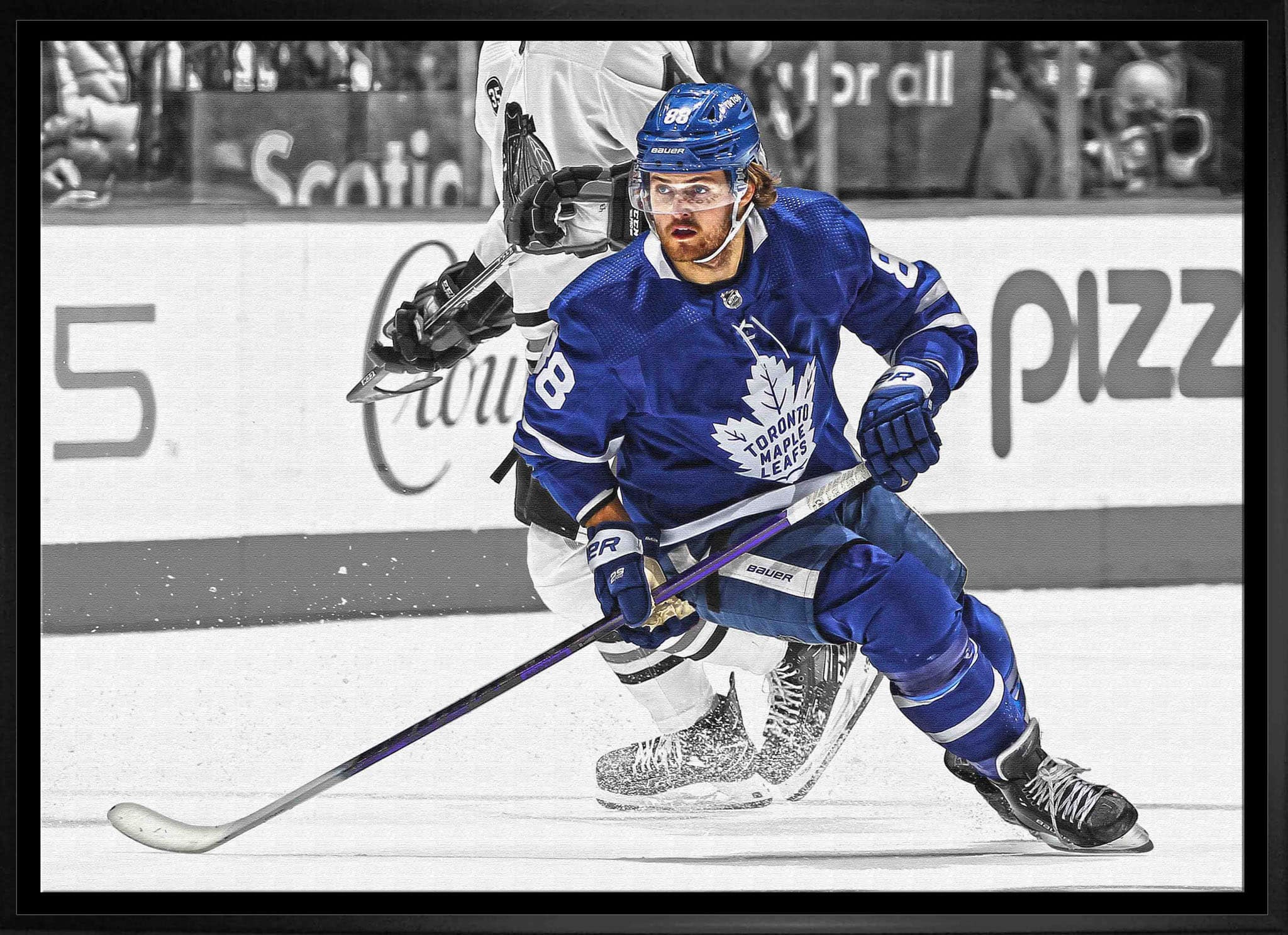 William Nylander Toronto Maple Leafs Framed 20" x 29" Spotlight Canvas 31.5" x 22.5"
