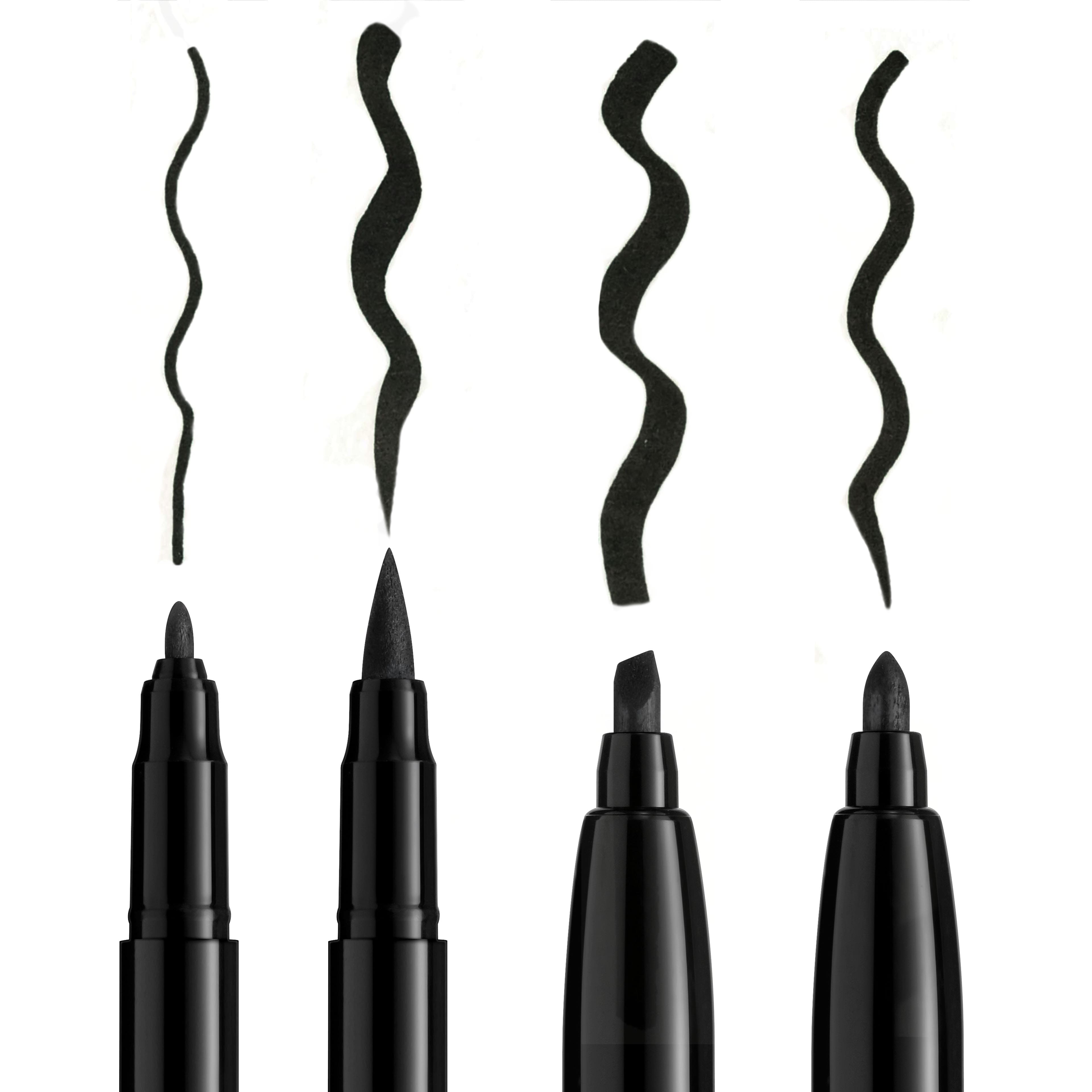 Ensemble de marqueurs permanents pour tissu à encre noire de Make Market