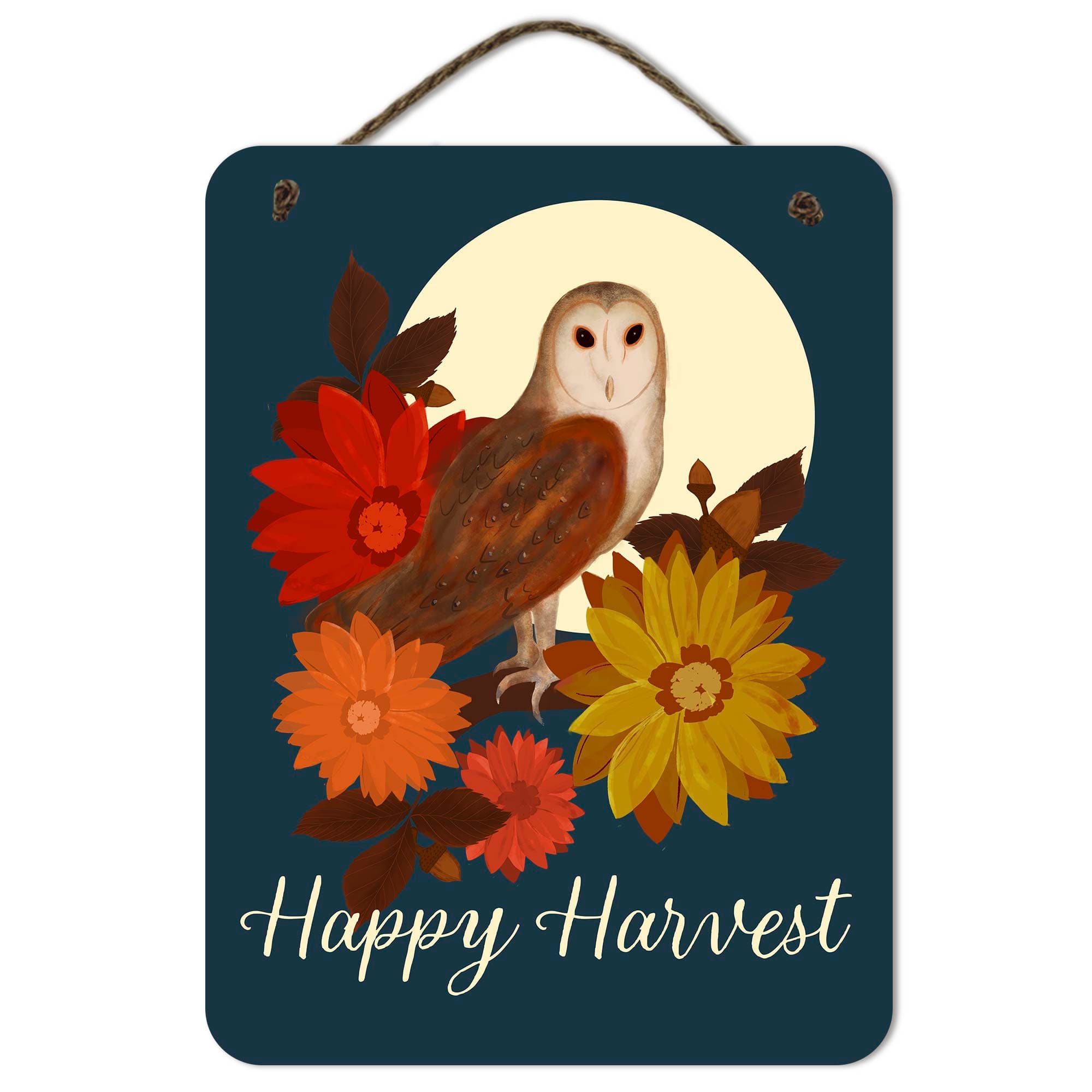 Courtside Market® 12" x 16" Happy Harvest Hanging Wooden Wall Art