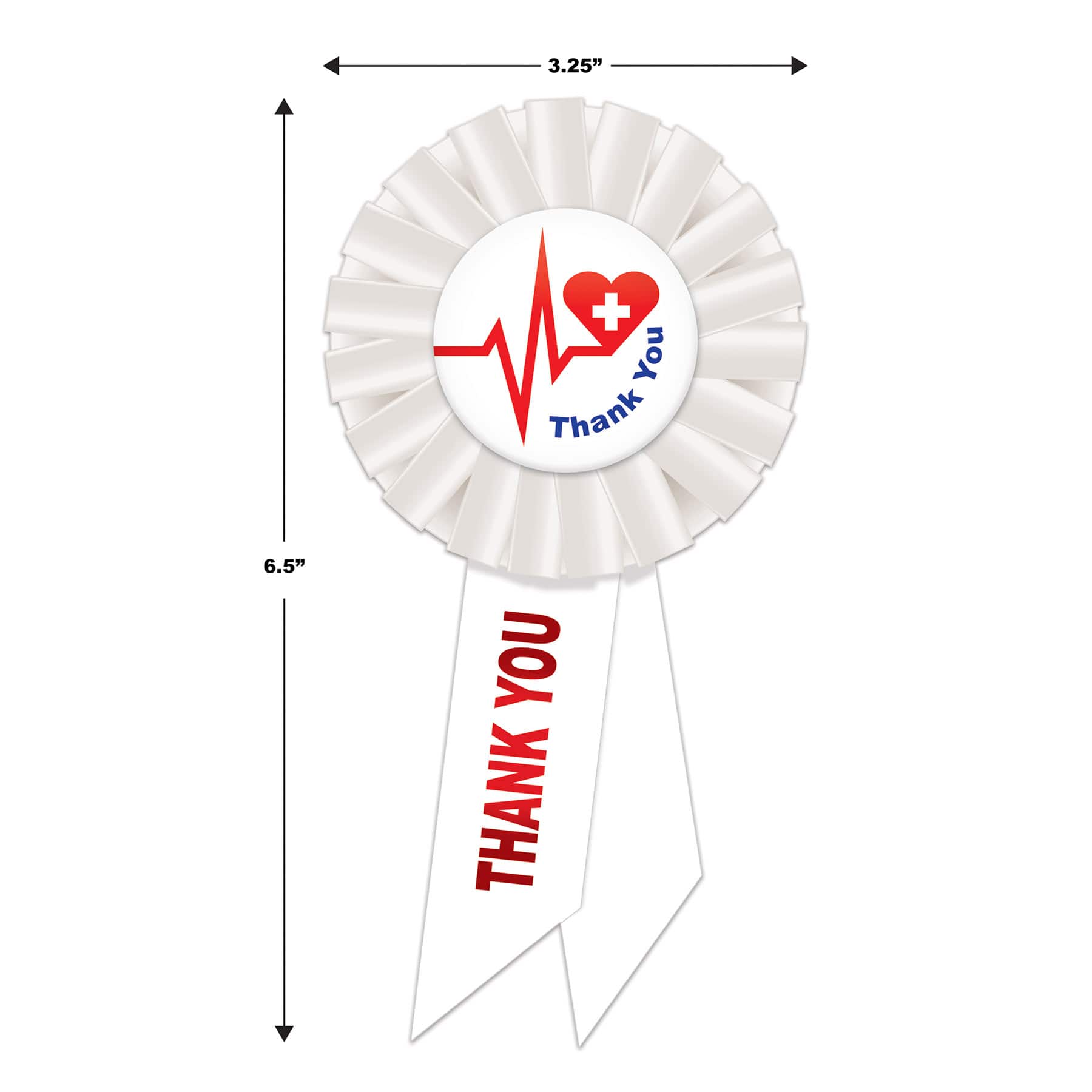 Beistle Thank You Health Care Workers Rosettes, 2ct.