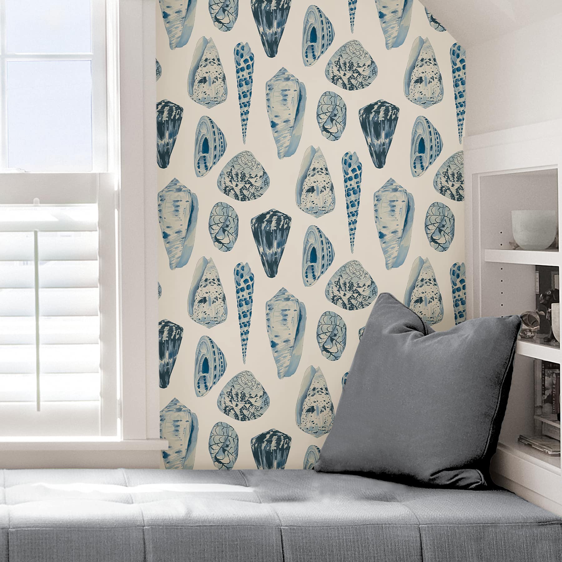 Scalamandre Porcelain Coquina Peel & Stick Wallpaper