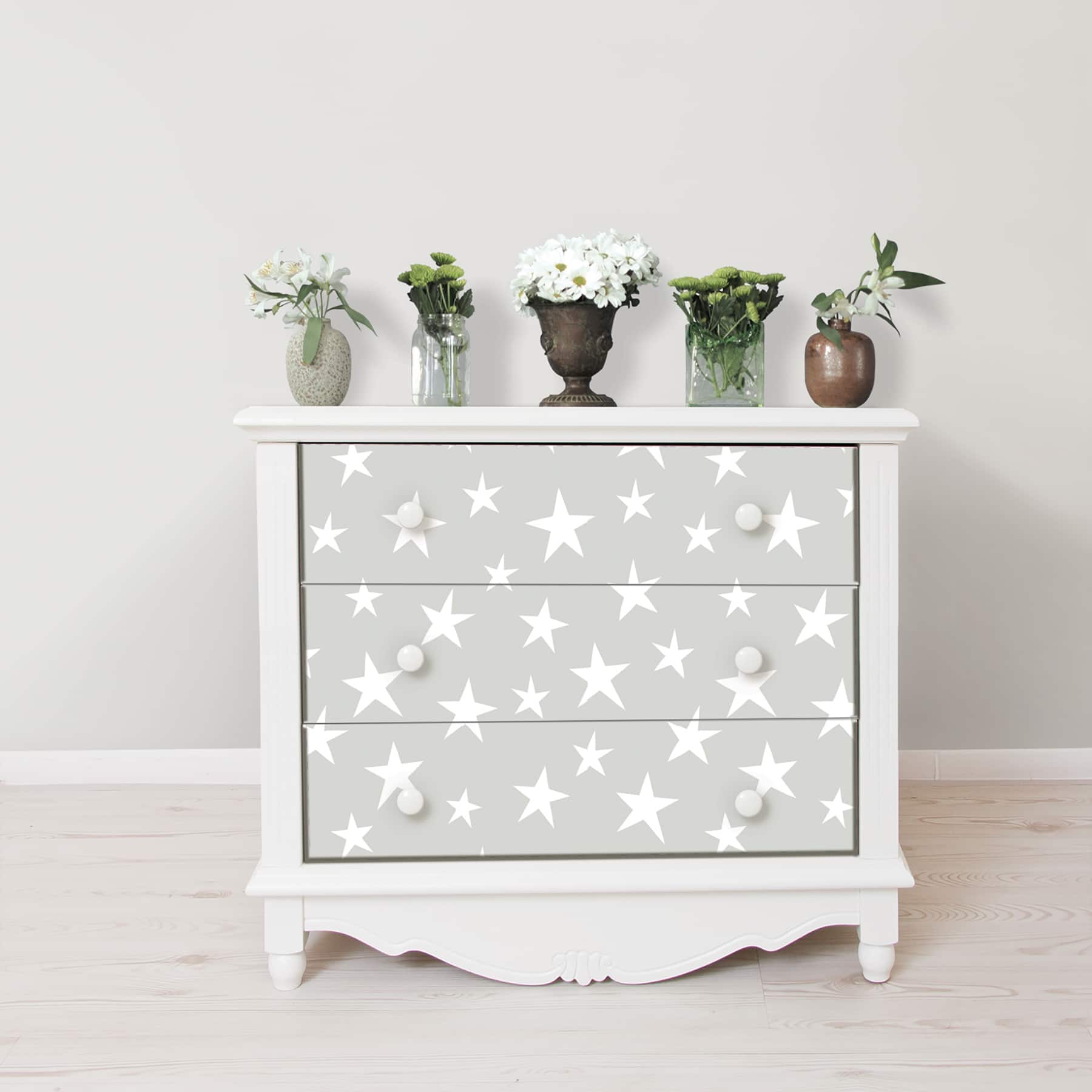 NuWallpaper Stardust Gray Peel & Stick Wallpaper