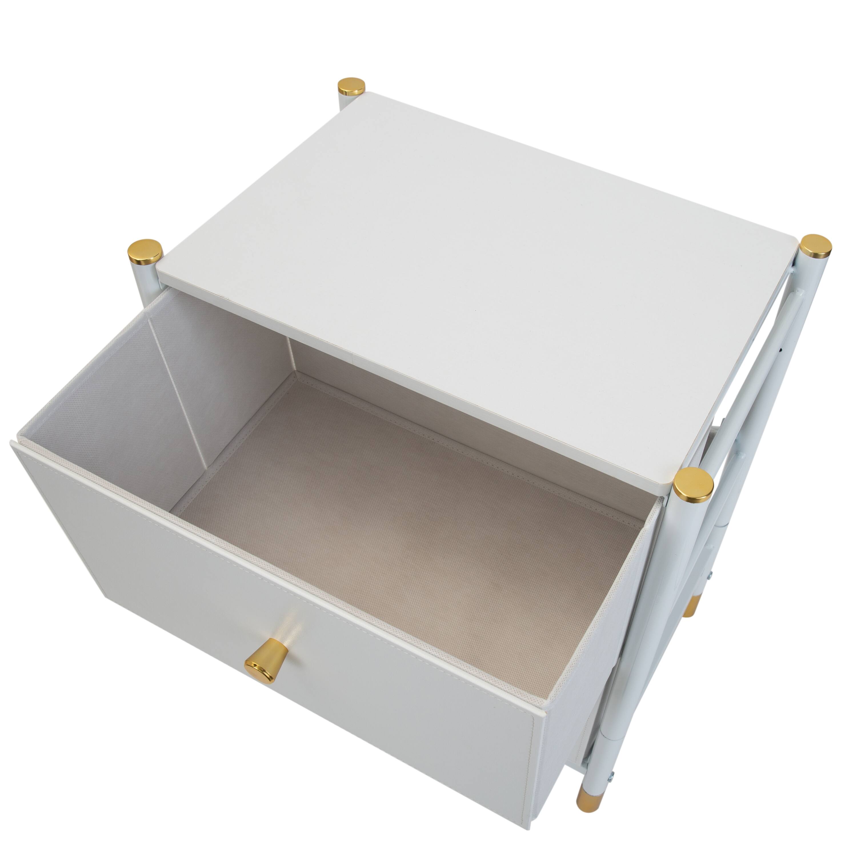 Simplify 2 Drawer Luxury Nightstand