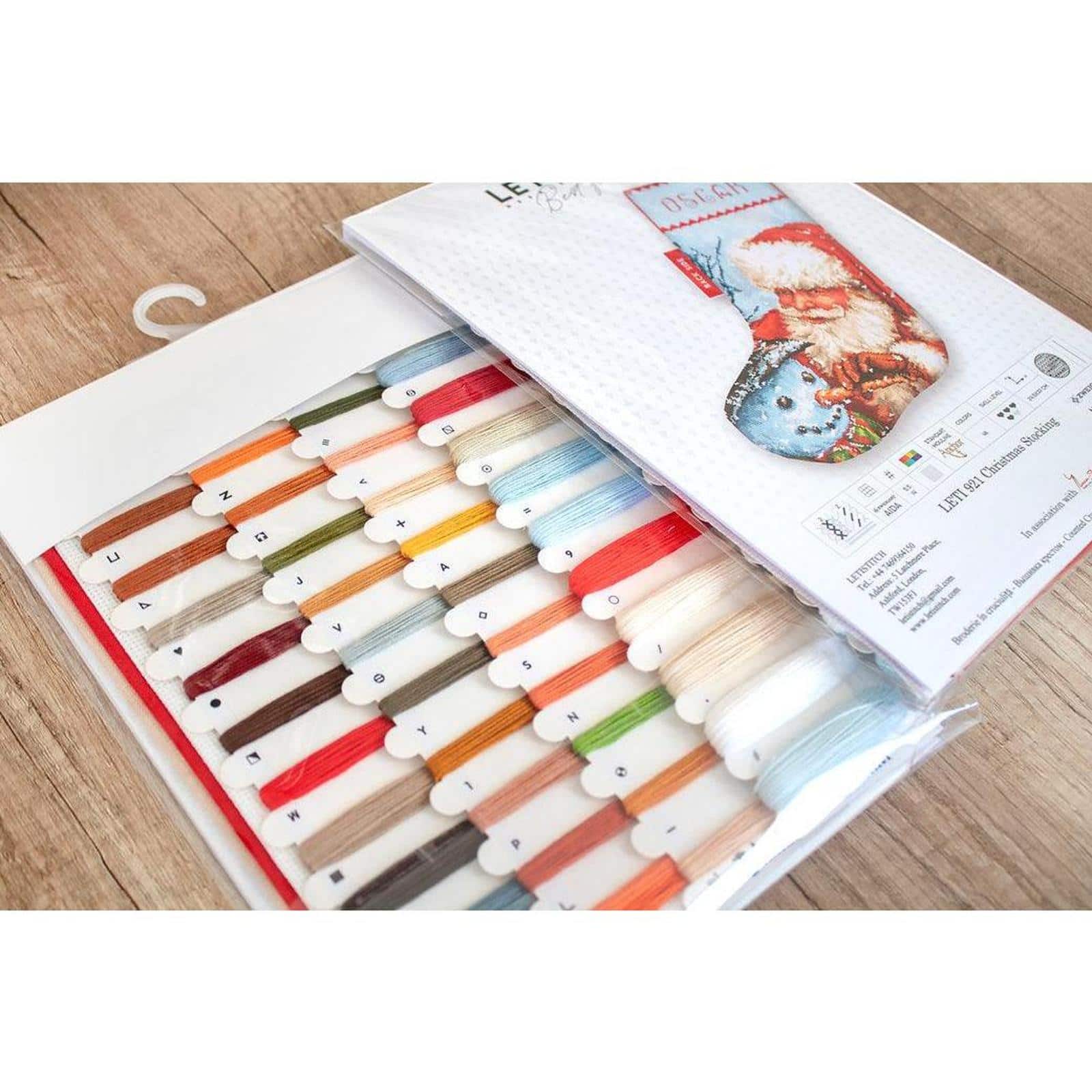 Letistitch Christmas Stocking Counted Cross Stitch Kit
