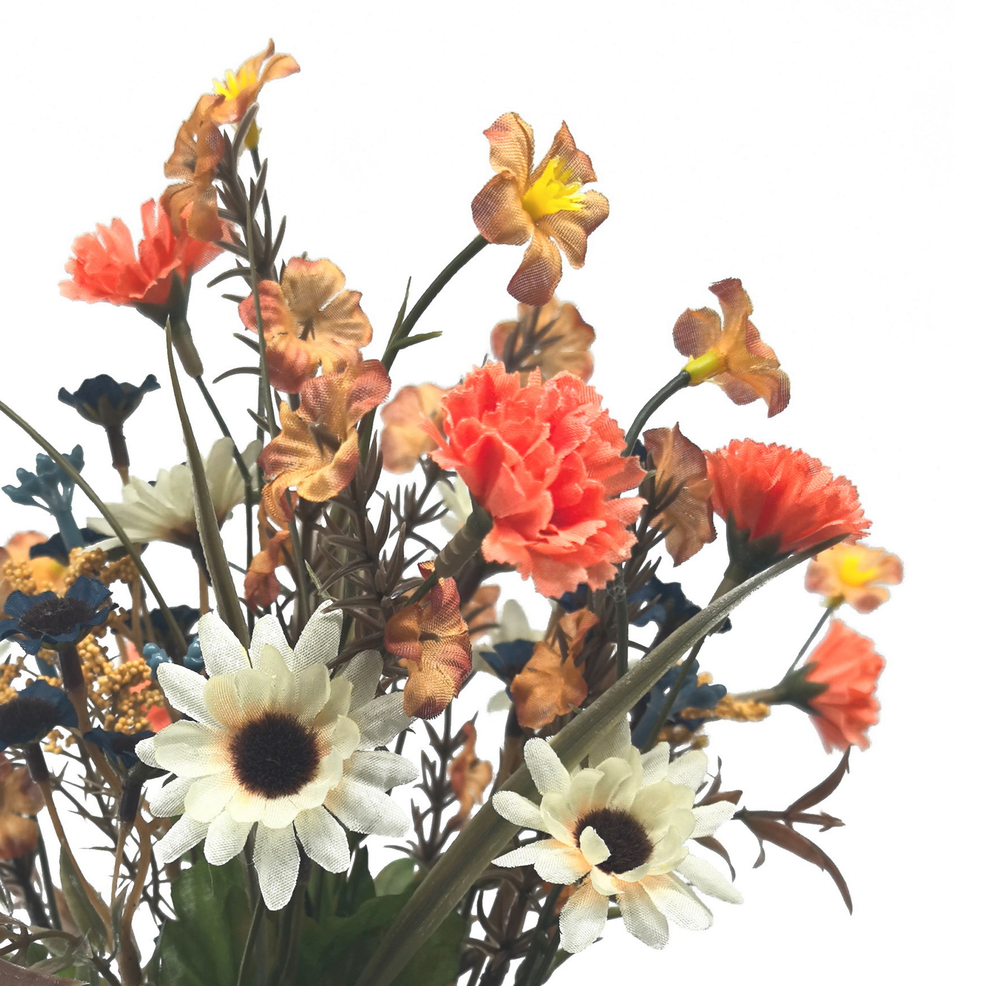 16" Orange & Blue Wildflower Mix Bush by Ashland®