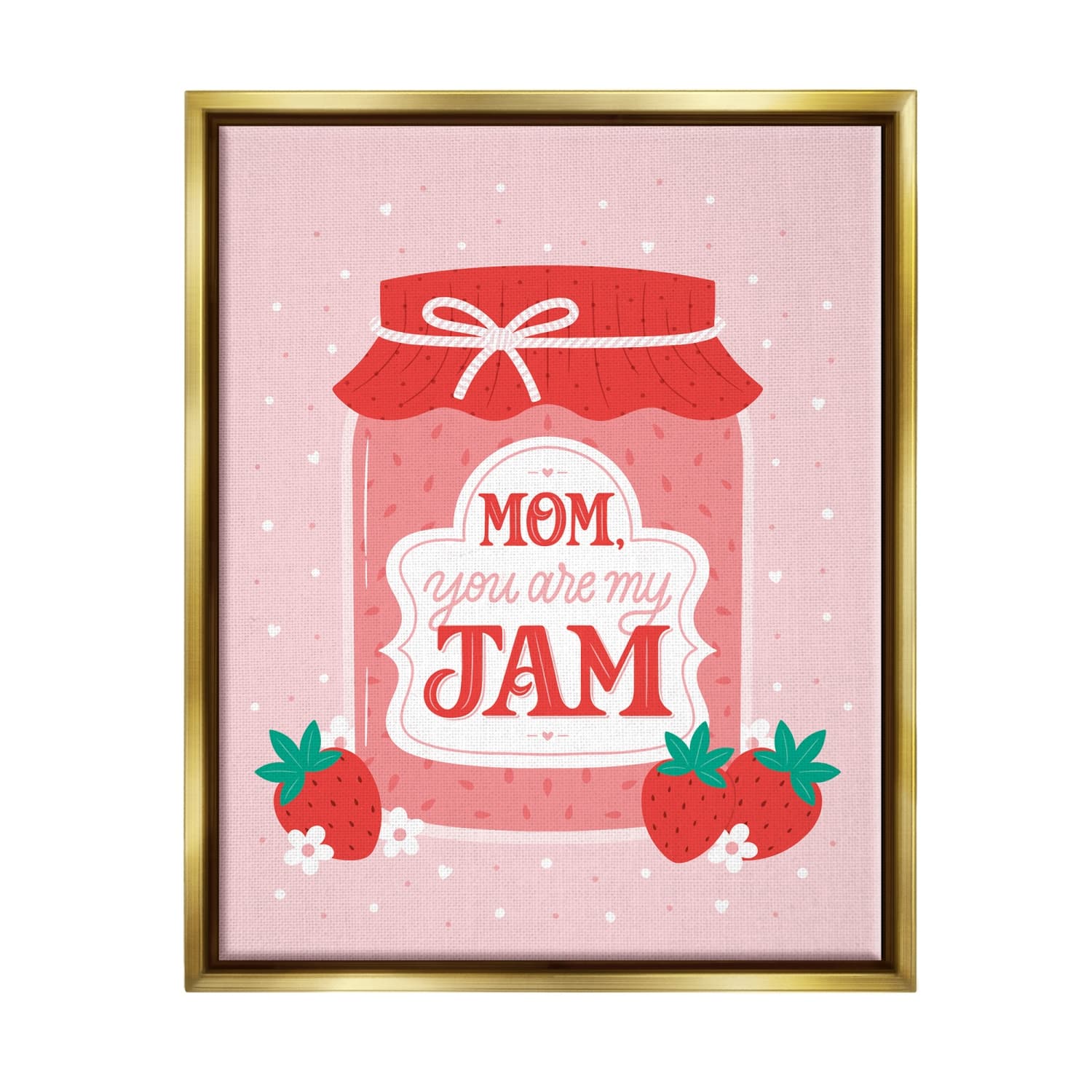 Stupell Industries Mom You Are My Jam Phrase Floater Framed Art