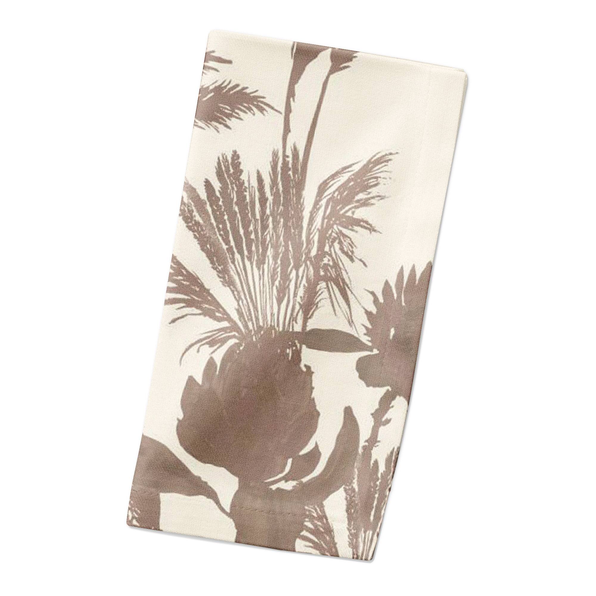 Tonal Protea Blooms Cotton Twill Napkin