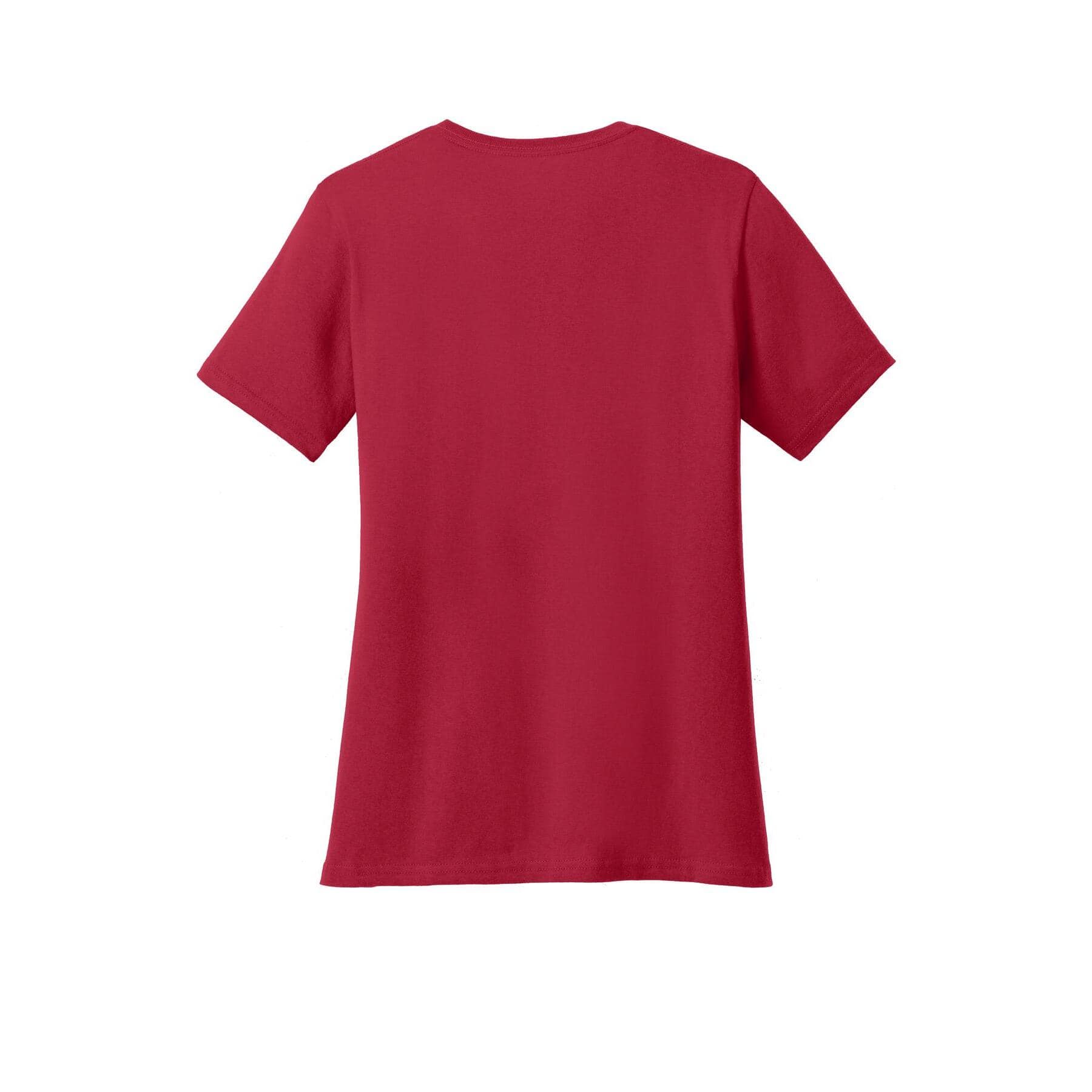 Port & Company® Brights Core Cotton V-Neck Ladies T-Shirt