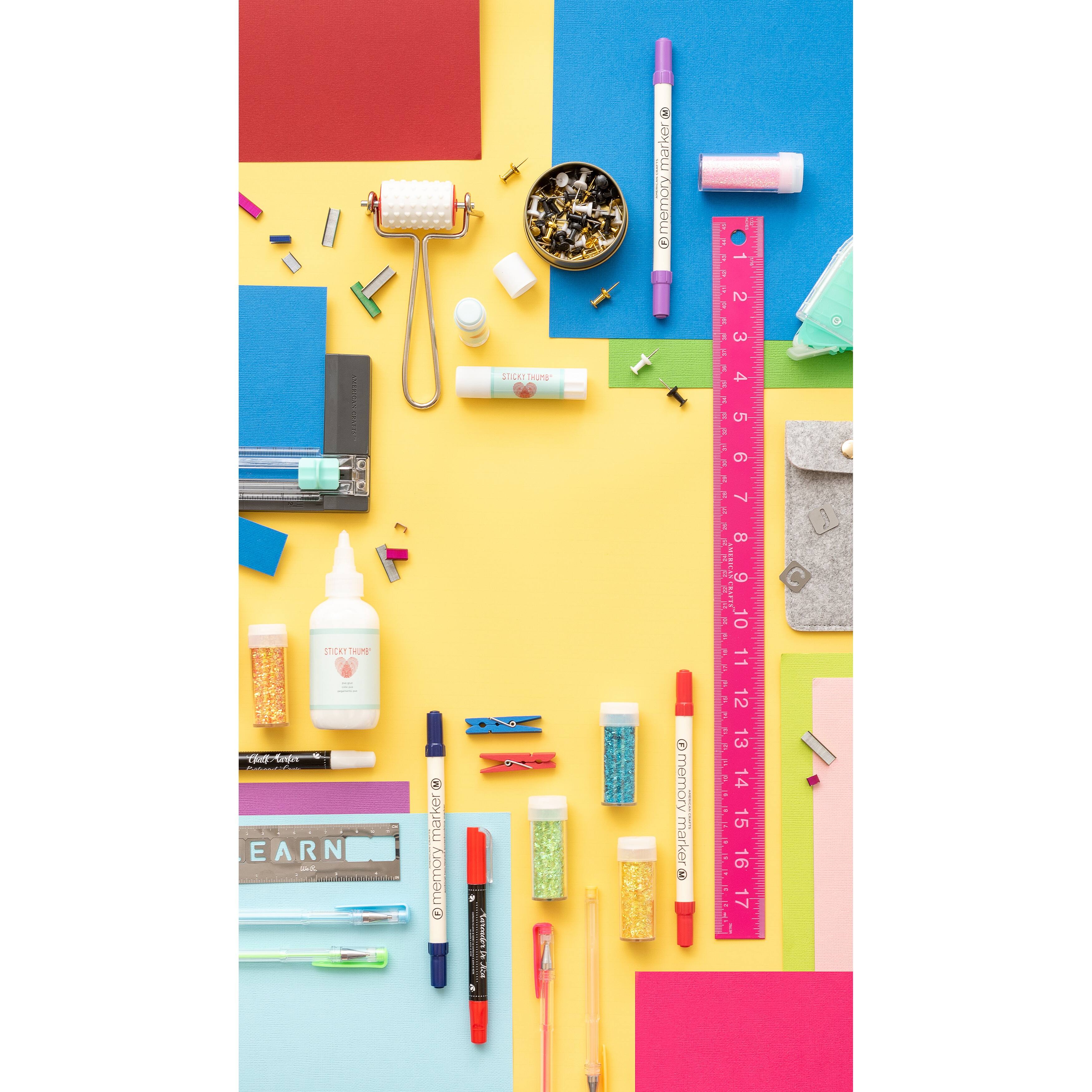 American Crafts™ 12" x 12" Primary Precision Cardstock, 60 Sheets