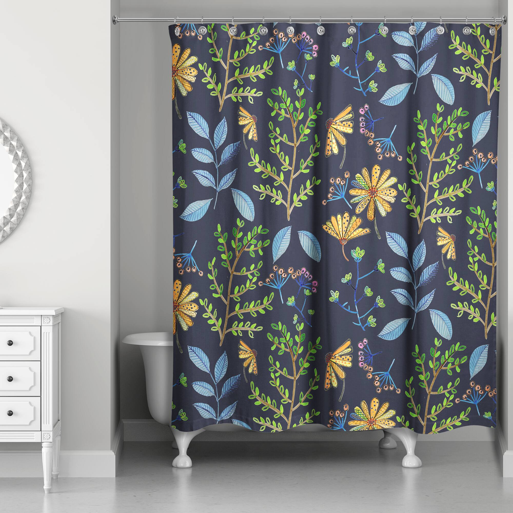 Spring Flowers Shower Curtain
