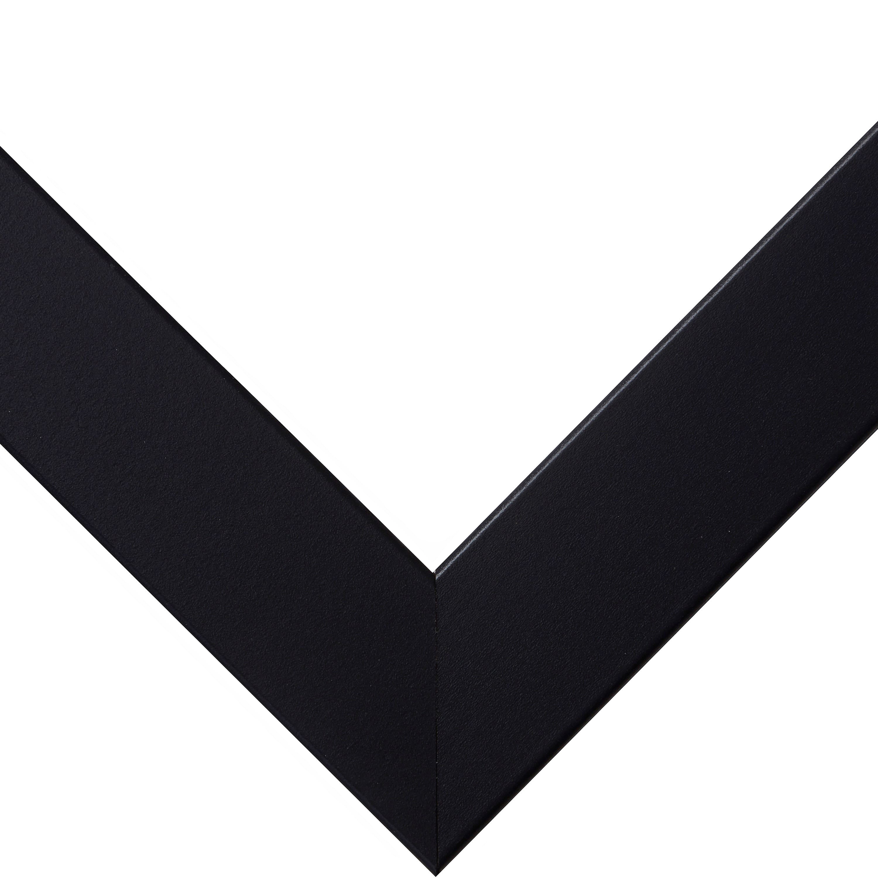 Craig Frames Essentials Modern Black Picture Frame with Mat