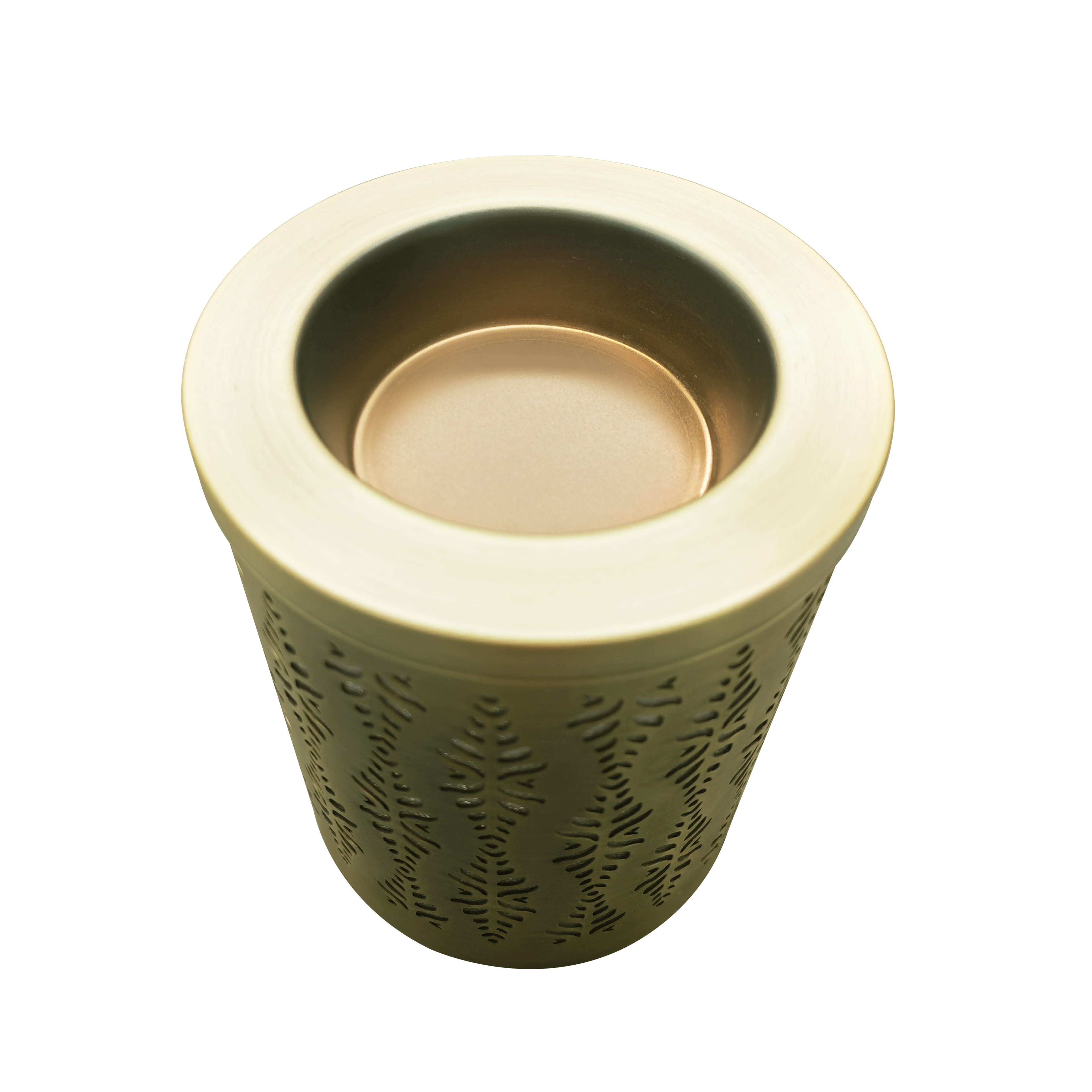 5" Gold Metallic Wax Warmer by Ashland®