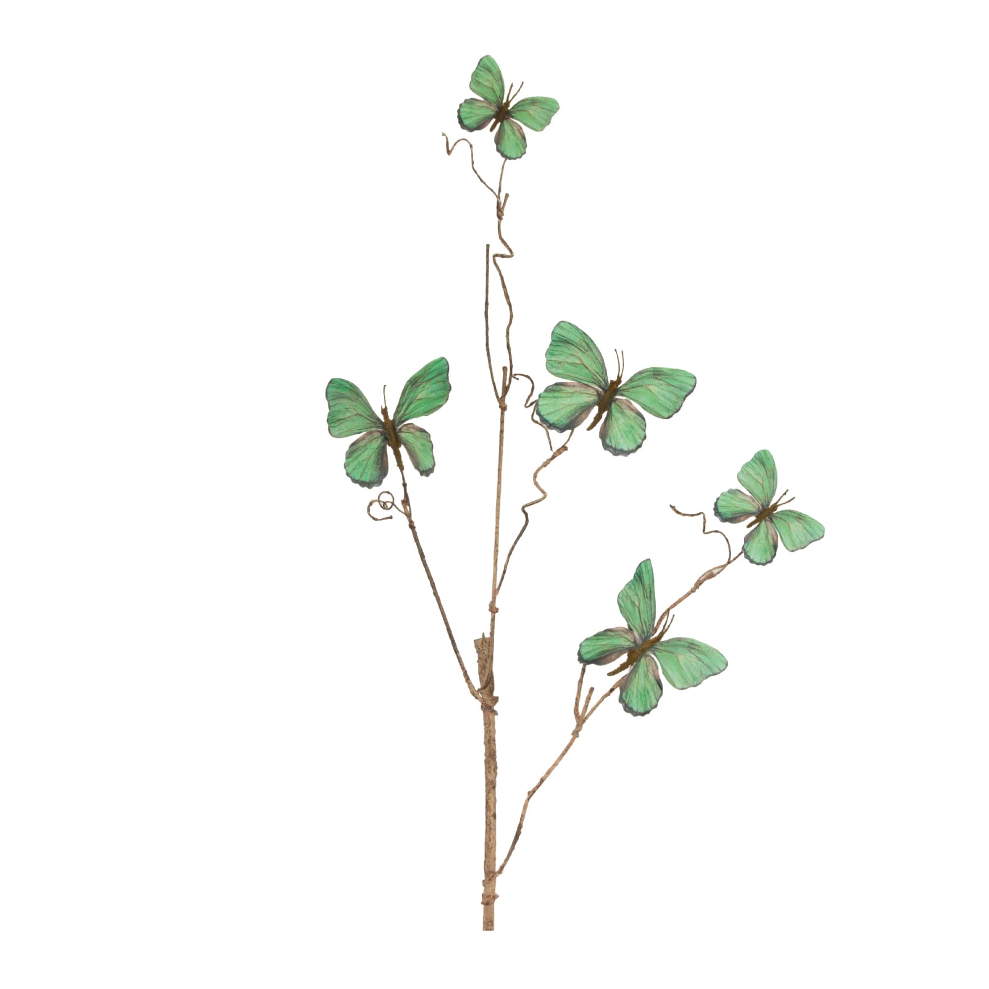 29" Green Butterfly Twig Sprays, 4ct.