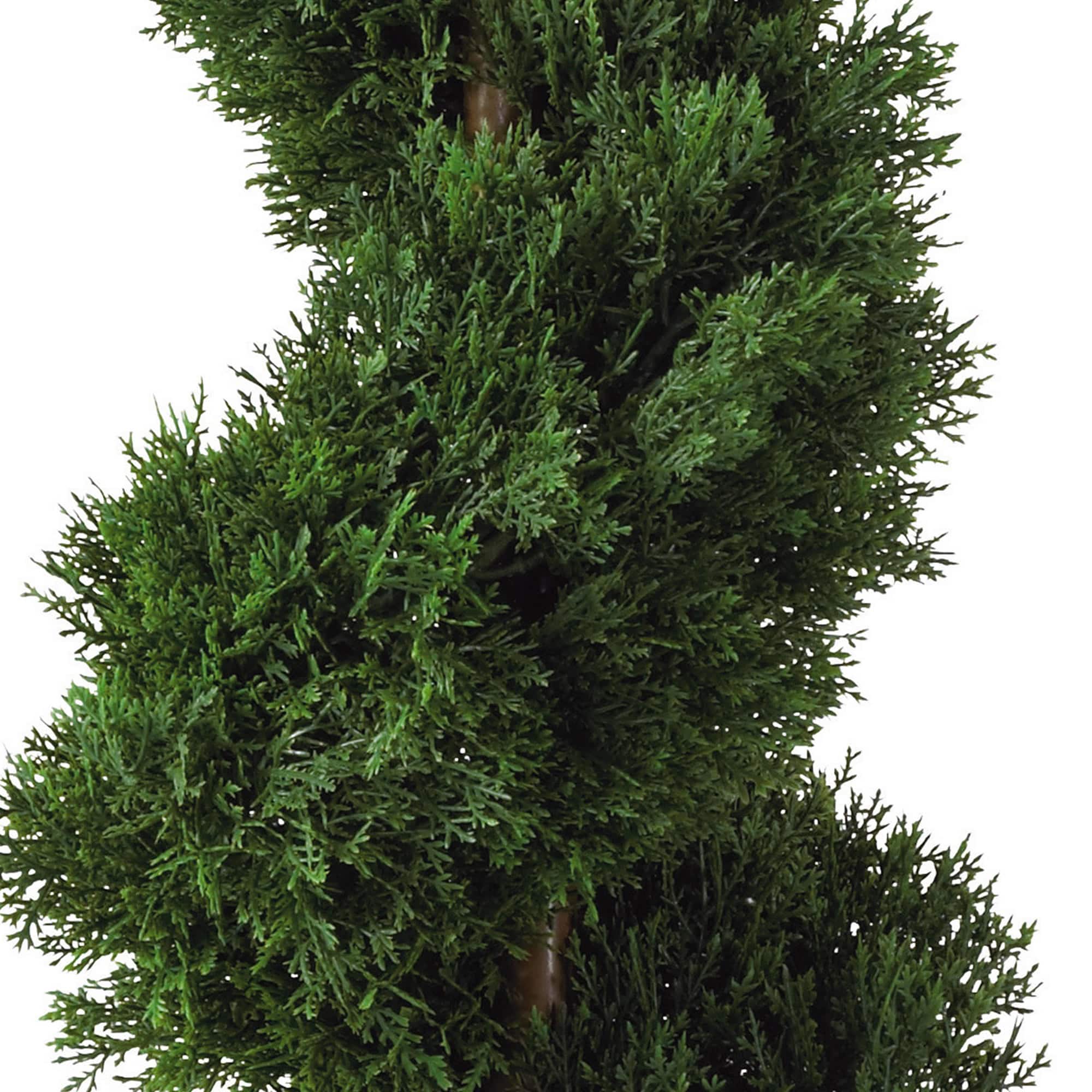 Potted Cedar Spiral Artificial Tree