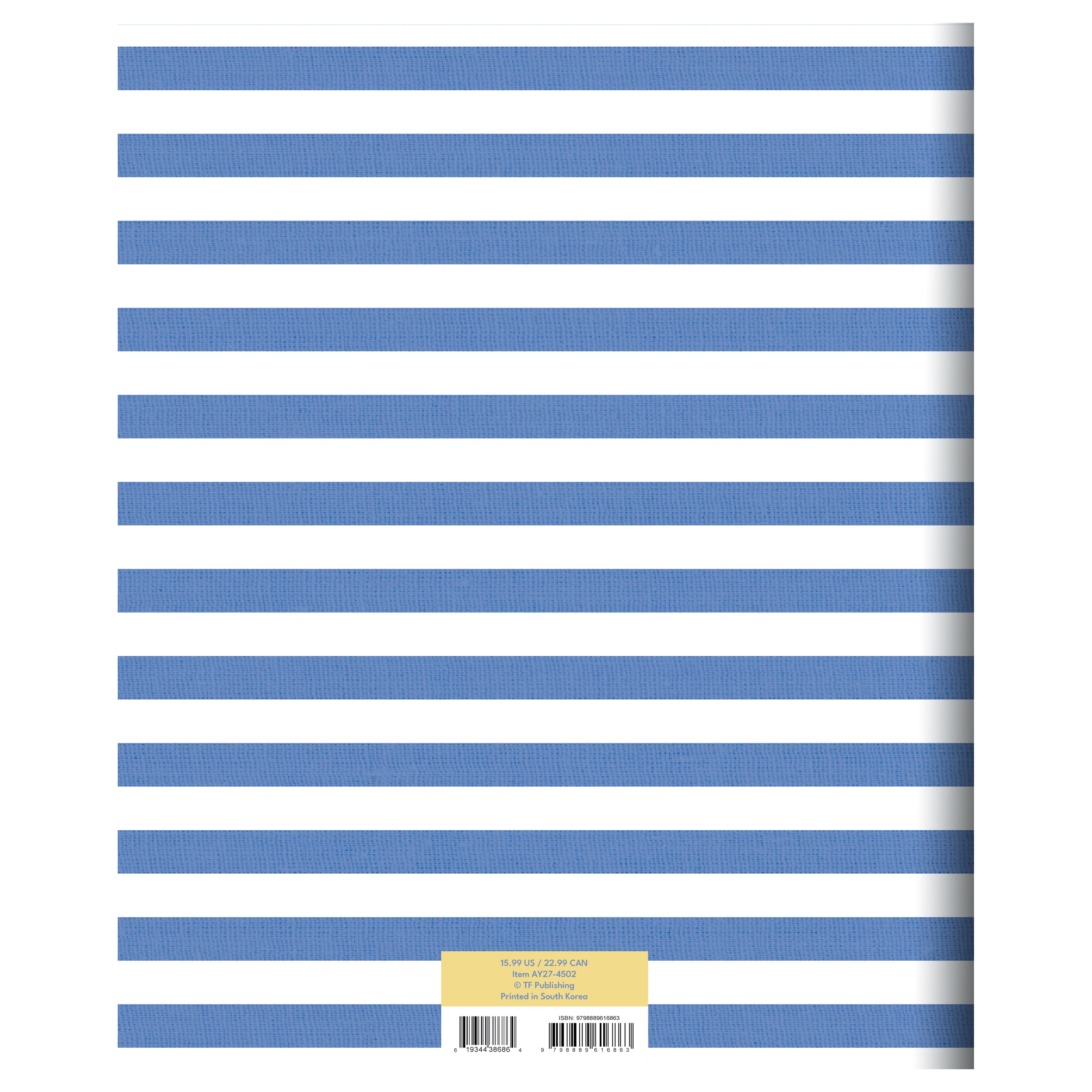 TF Publishing Large 2026-27 Linen Lines Monthly Planner