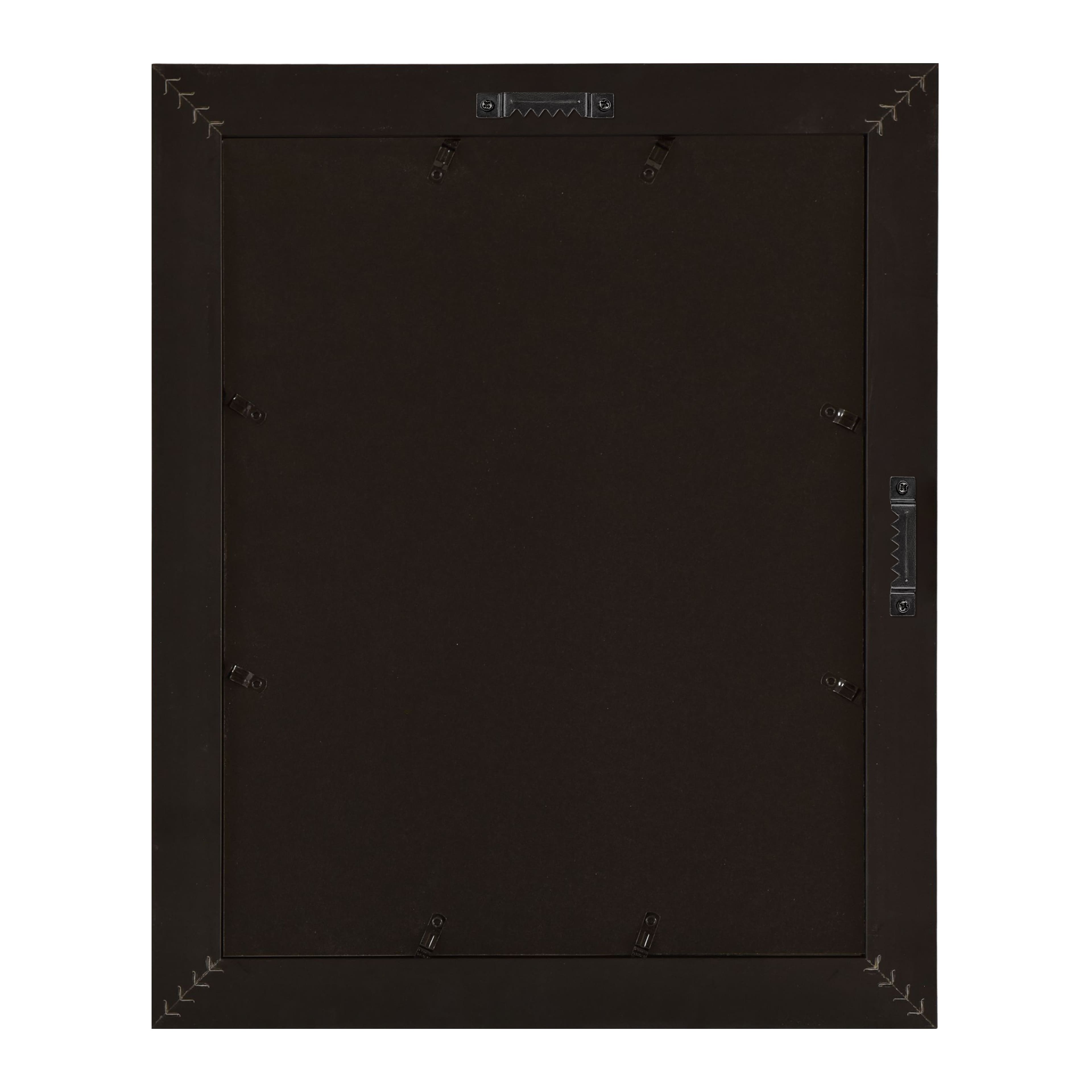 Home Black Ripple Matted Pinewood Wall Frame by Ashland®