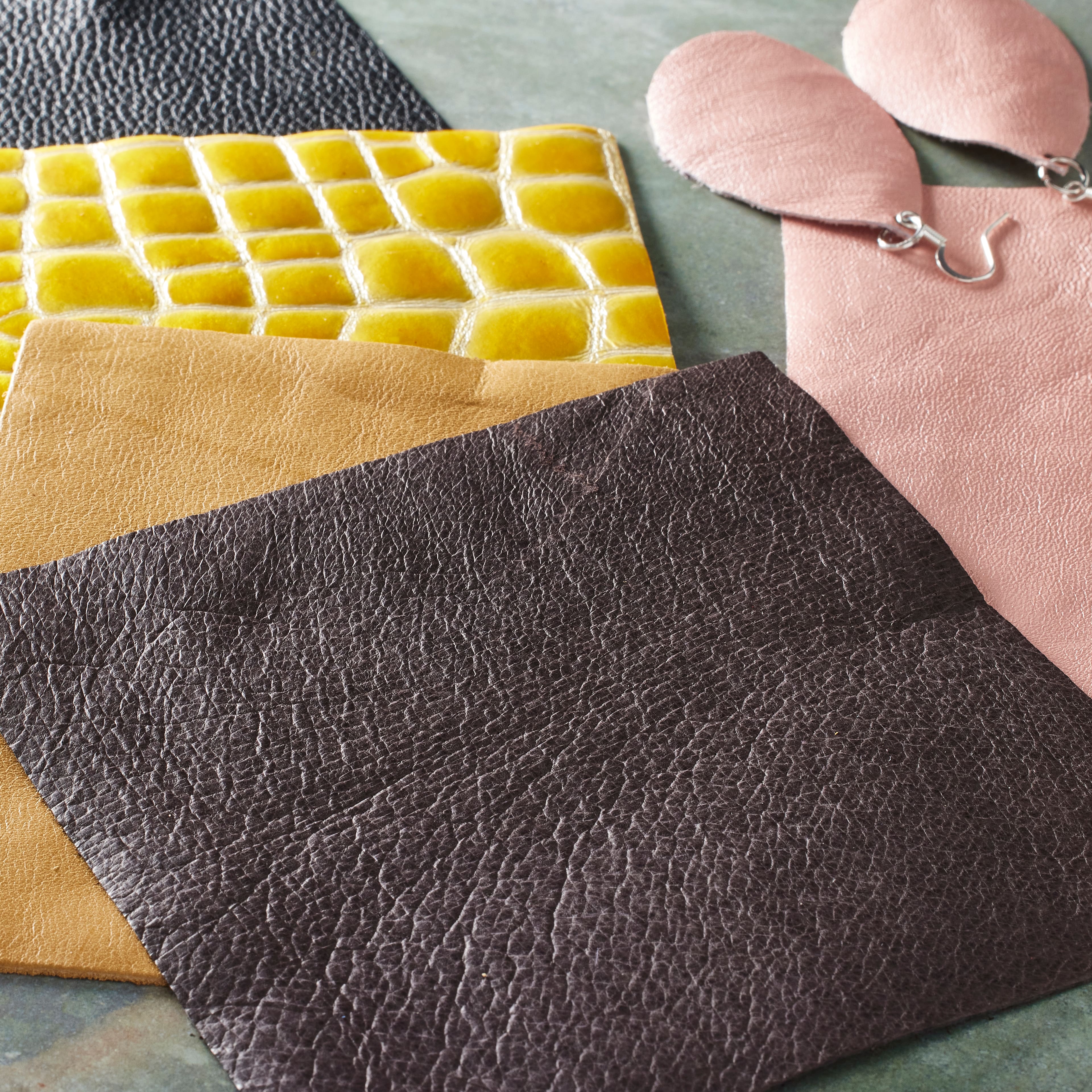 Assorted Realeather® 5" x 5" Leather Value Pack