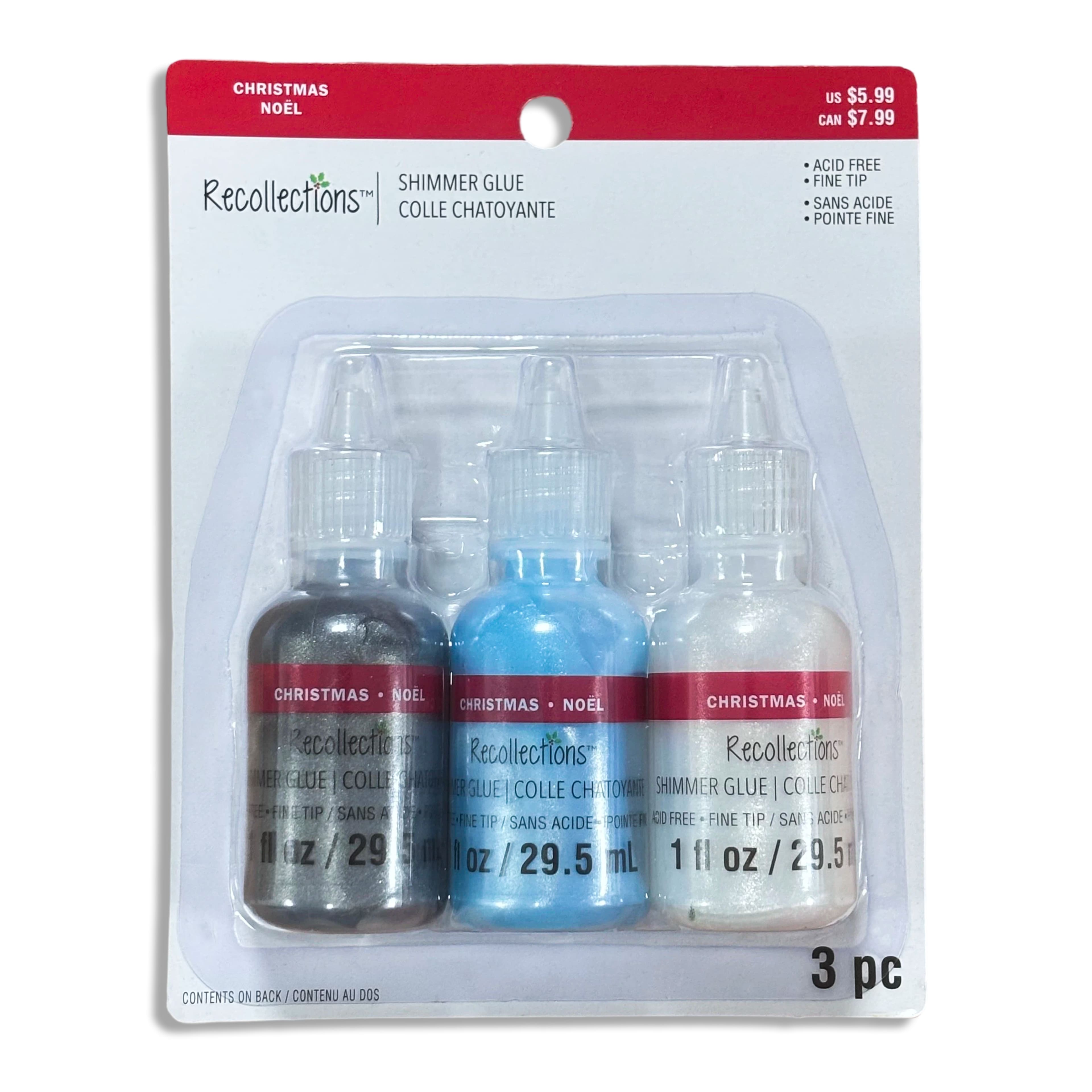 Silver, Blue & White Shimmer Glue Set by Recollections™