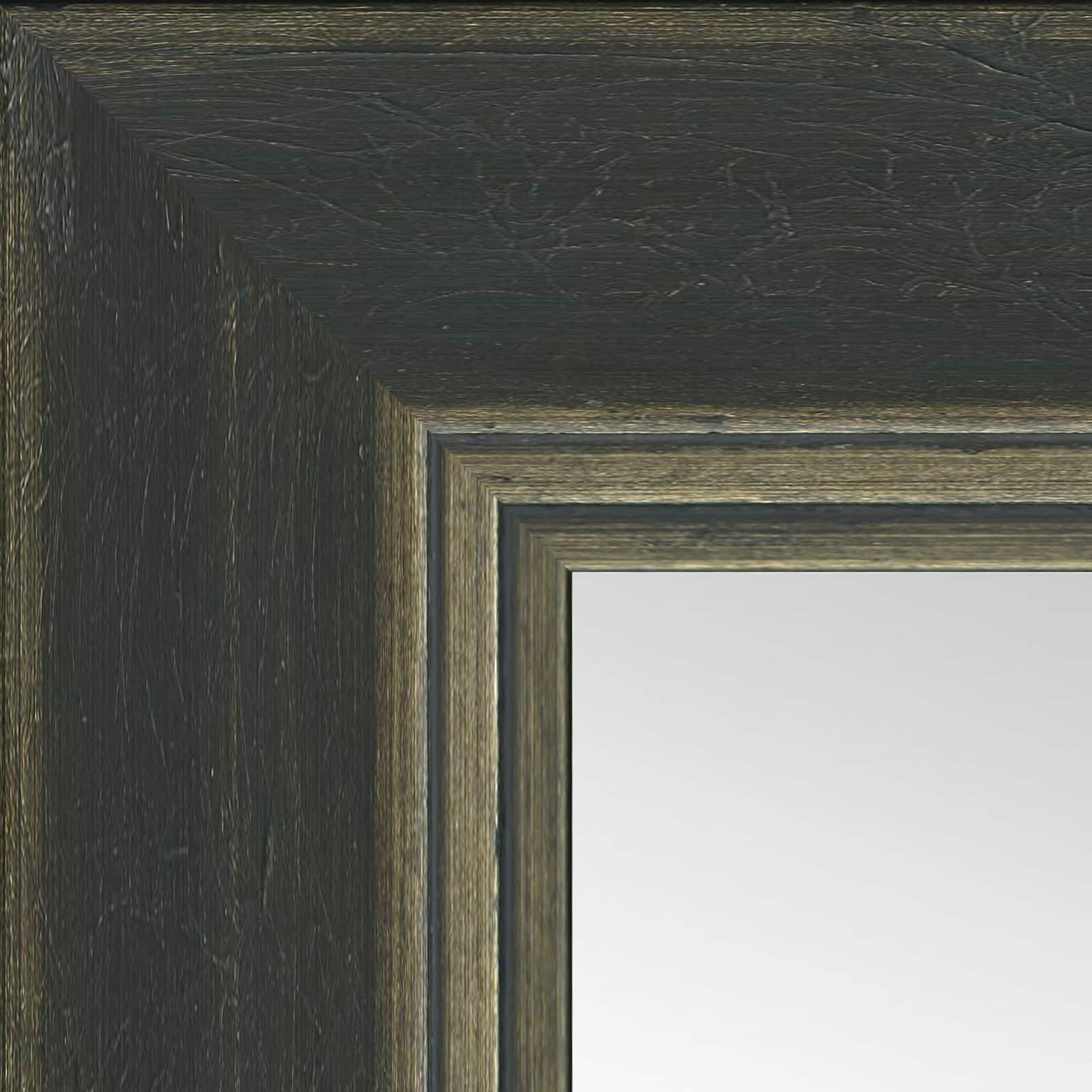 Timeless Frames® Dara Black & Silver 24" x 37" Framed Mirror