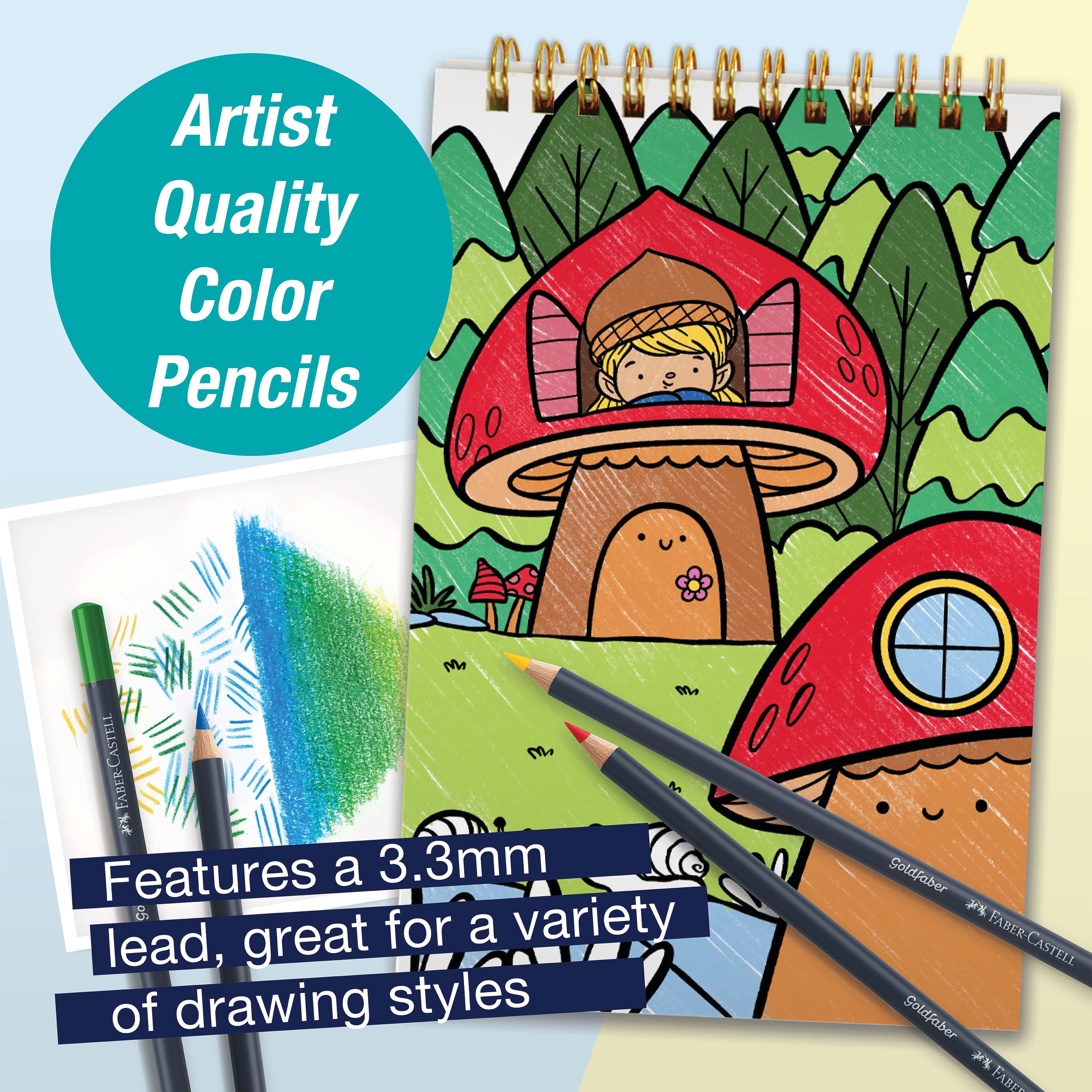 Faber-Castell® Enchanted Forest Learn to Draw Kit