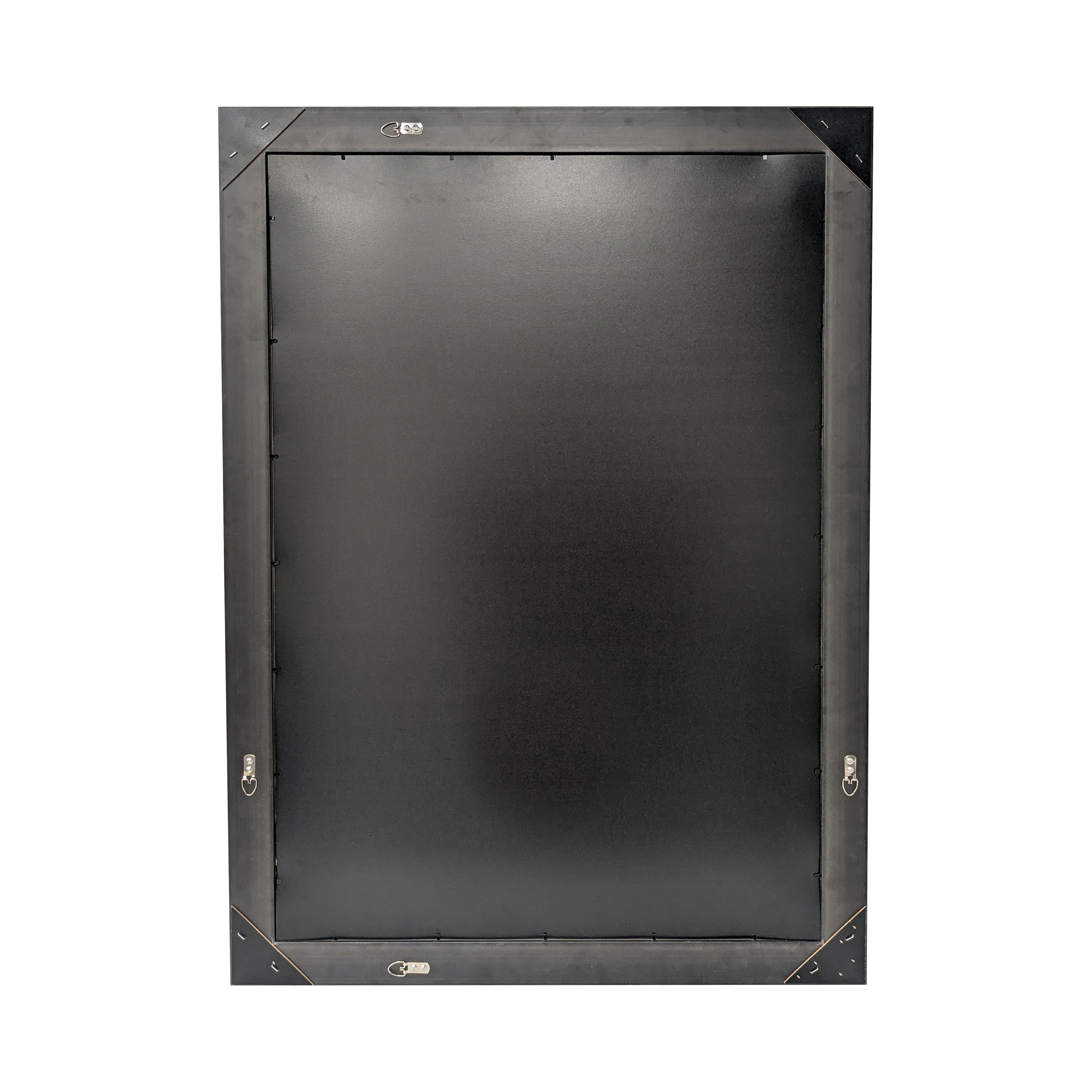 Home Black Flat Frame with Beveled Mat by Studio Décor®