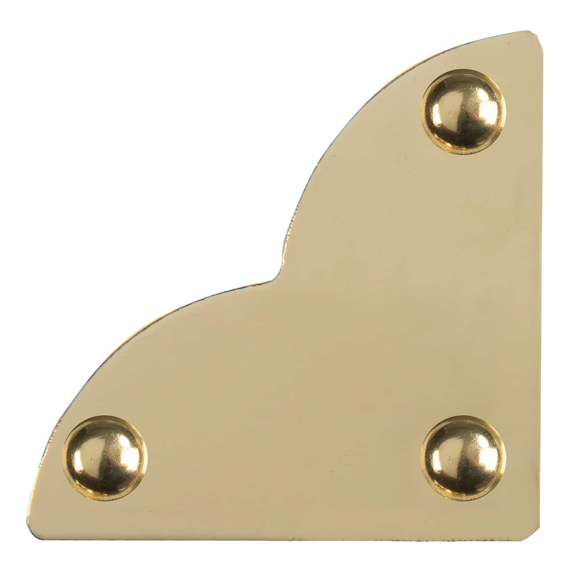 Dritz® Home Small Brass Smooth Quatrefoil Corners, 3 Pack