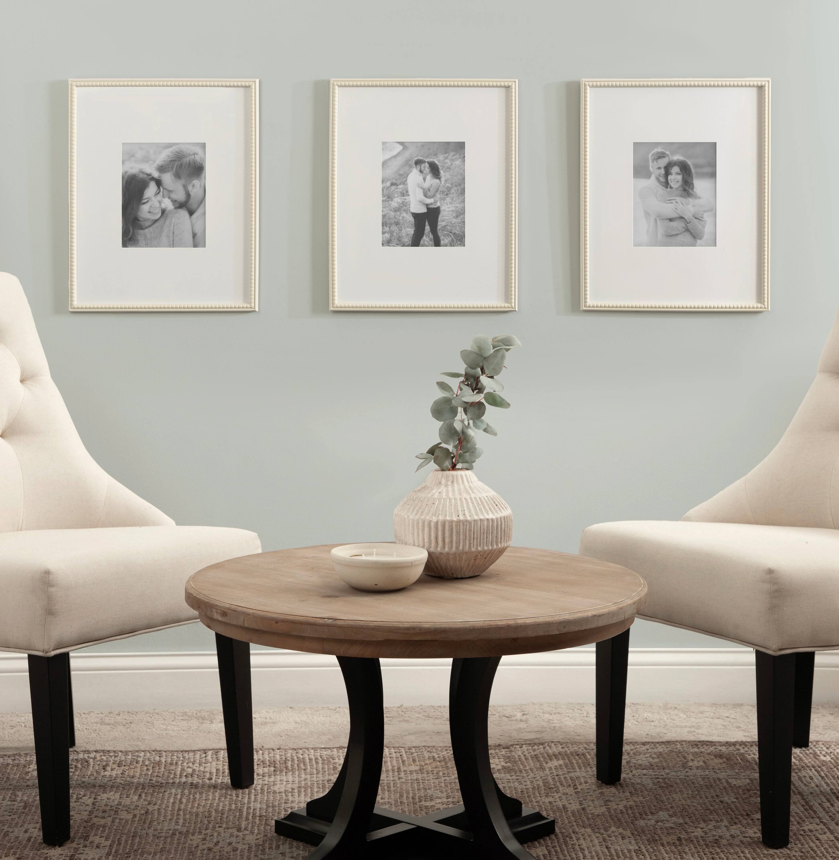 Kate and Laurel 16" x 20" Adlynn Beaded Photo Frame with 8" x 10" Mat