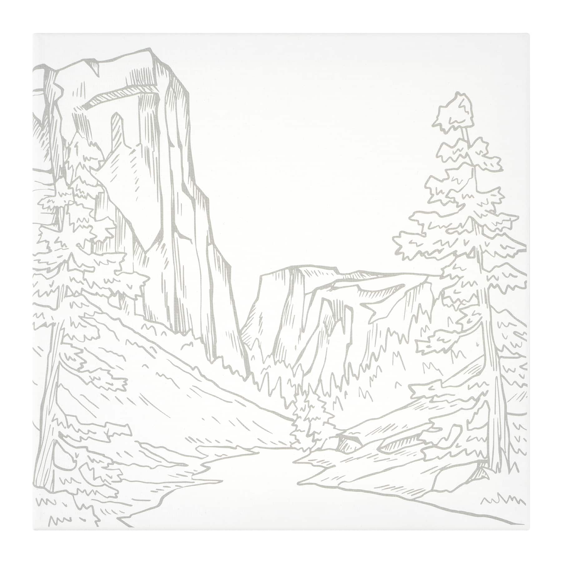11" x 11" Canyon Canvas Painting Kit by Craft Smart®