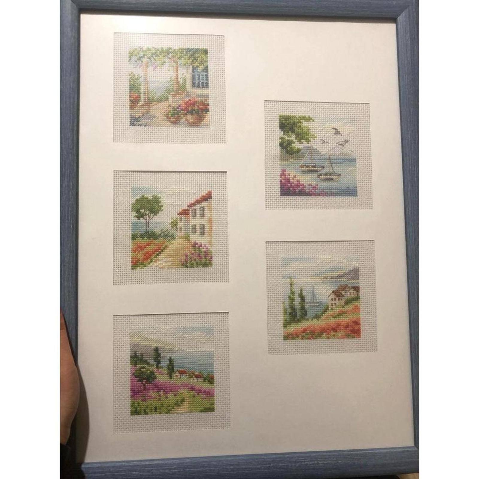 Alisa Poppies At The Sea Cross Stitch Kit