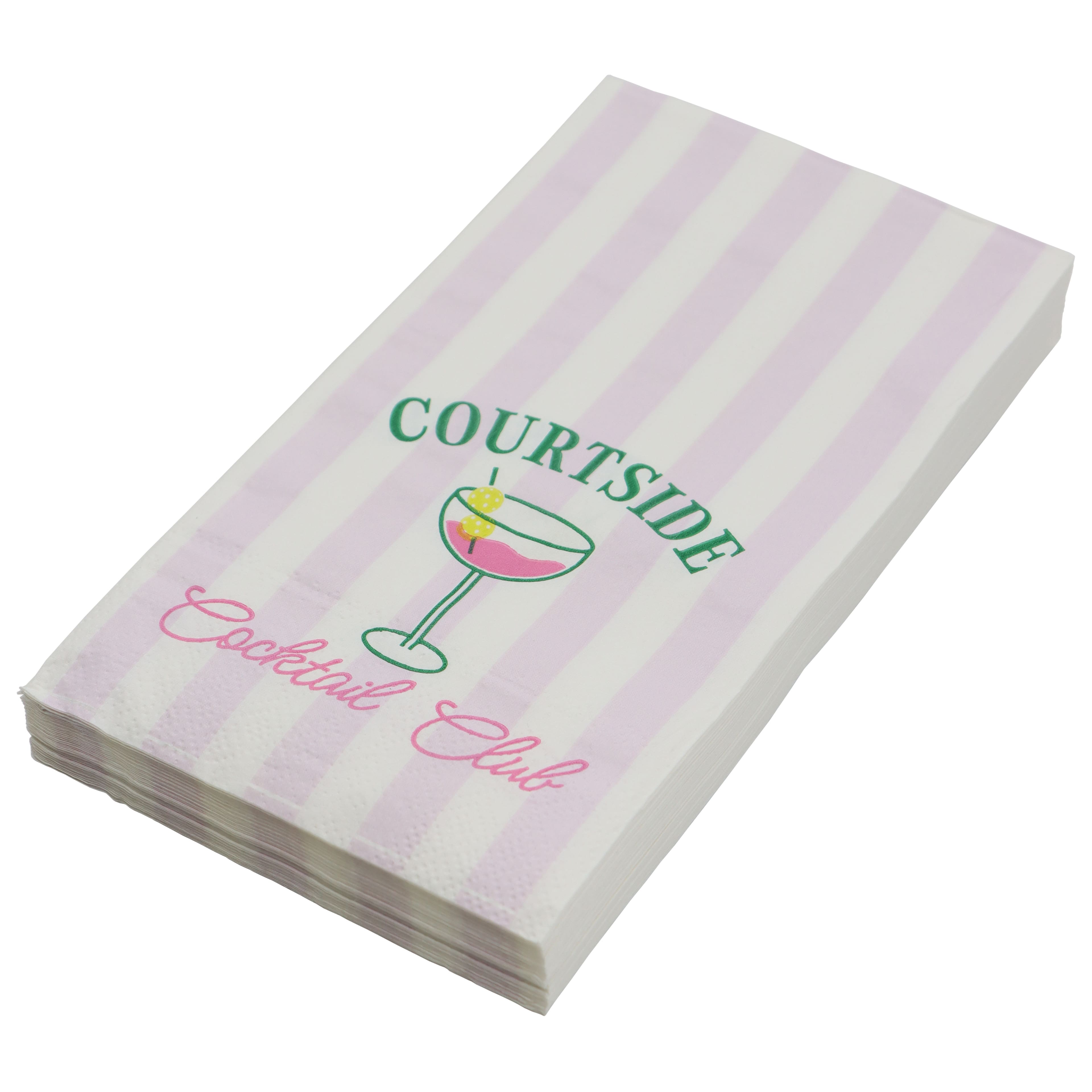 Cocktail Court Club Stripes Paper Guest Napkins, 20ct. by Celebrate It™