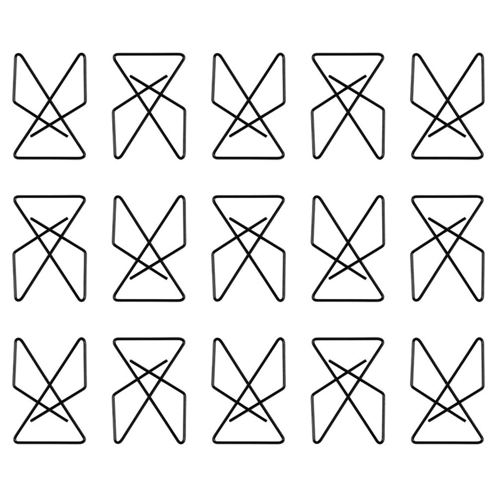 JAM Paper 1.5" Butterfly Clip Paper Clips