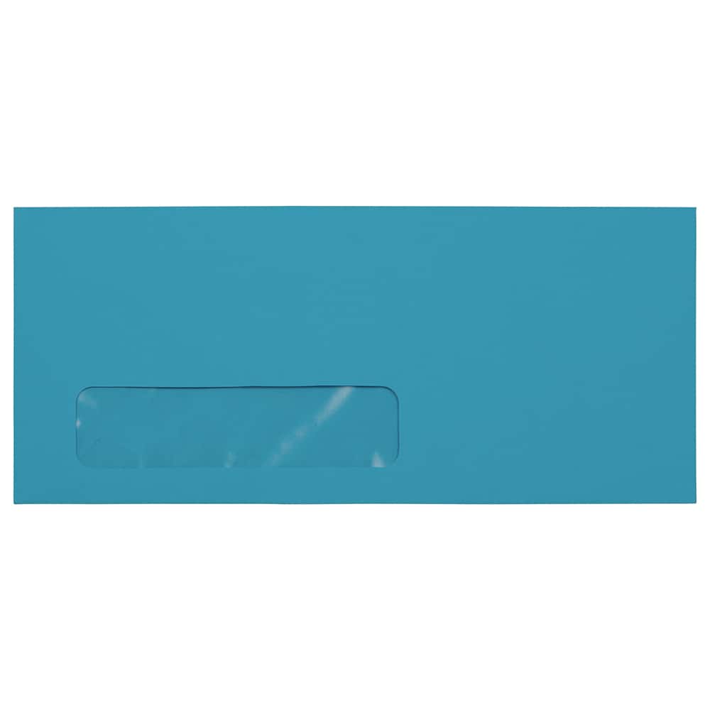 JAM Paper 4" x 9.5" Colored Business Window Envelopes, 50ct.