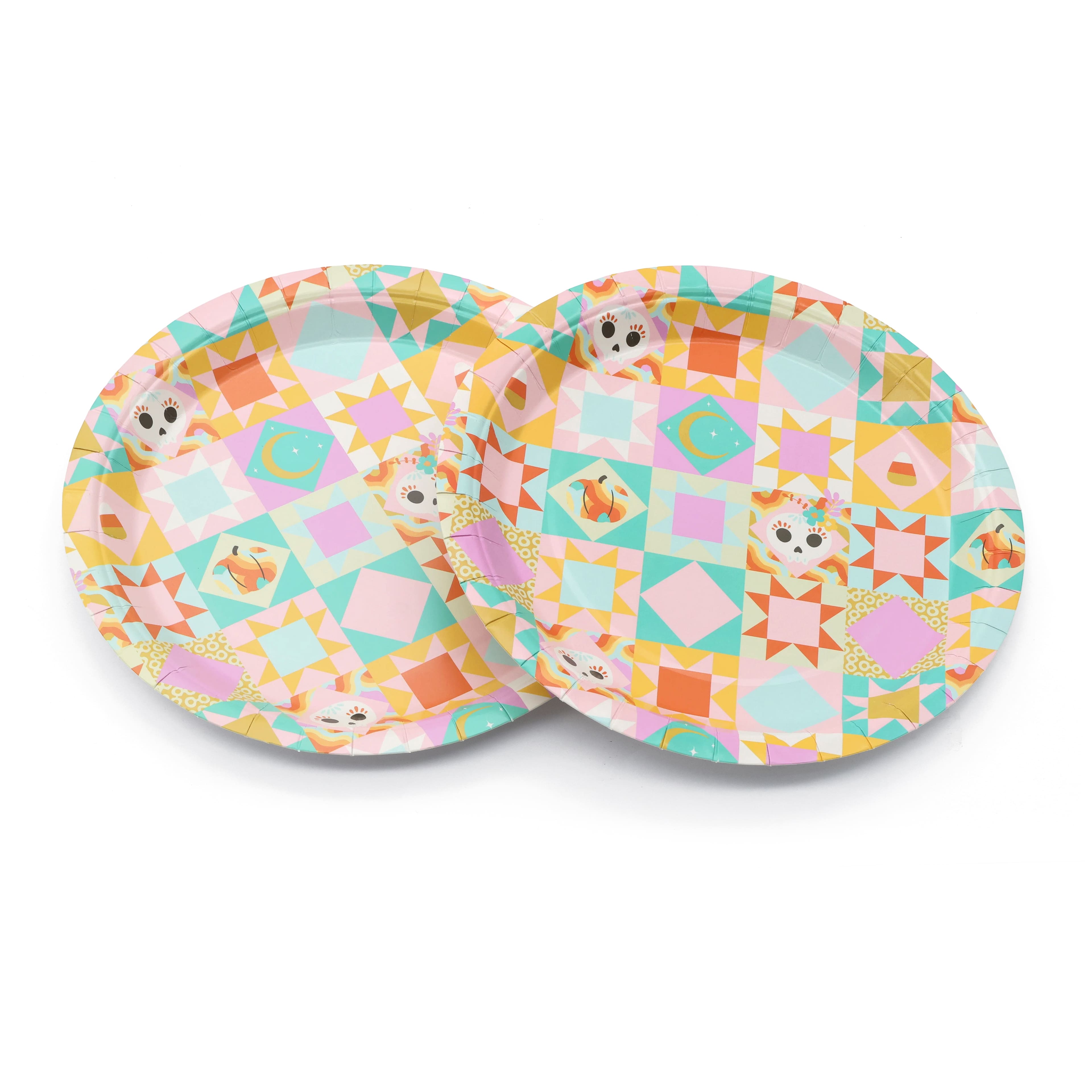 9" Halloween Quilt Dinner Plates, 10ct. by Celebrate It™