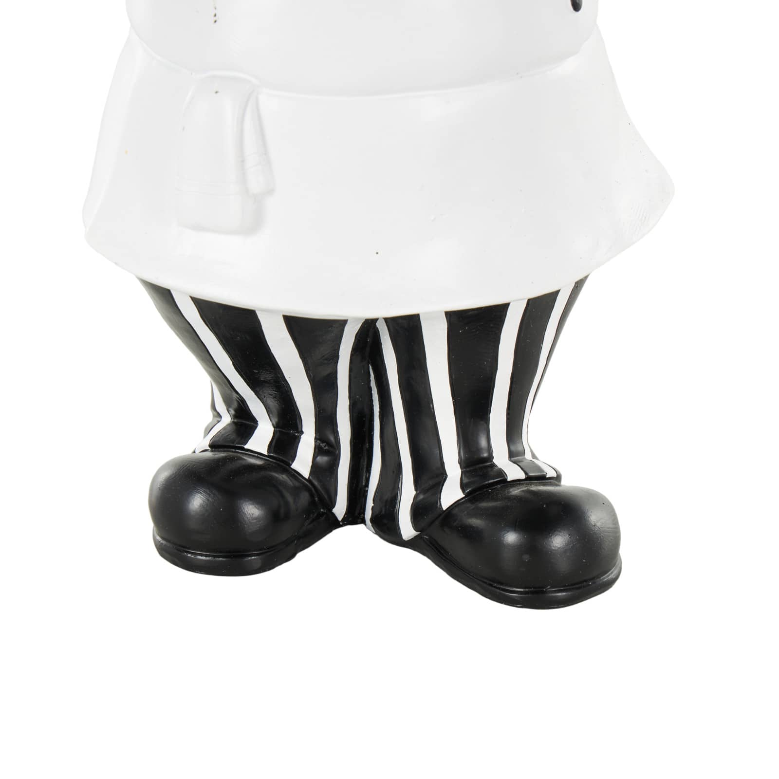 13.25" White with Welcome Sign Polystone Chef Decorative Figurine Sculpture