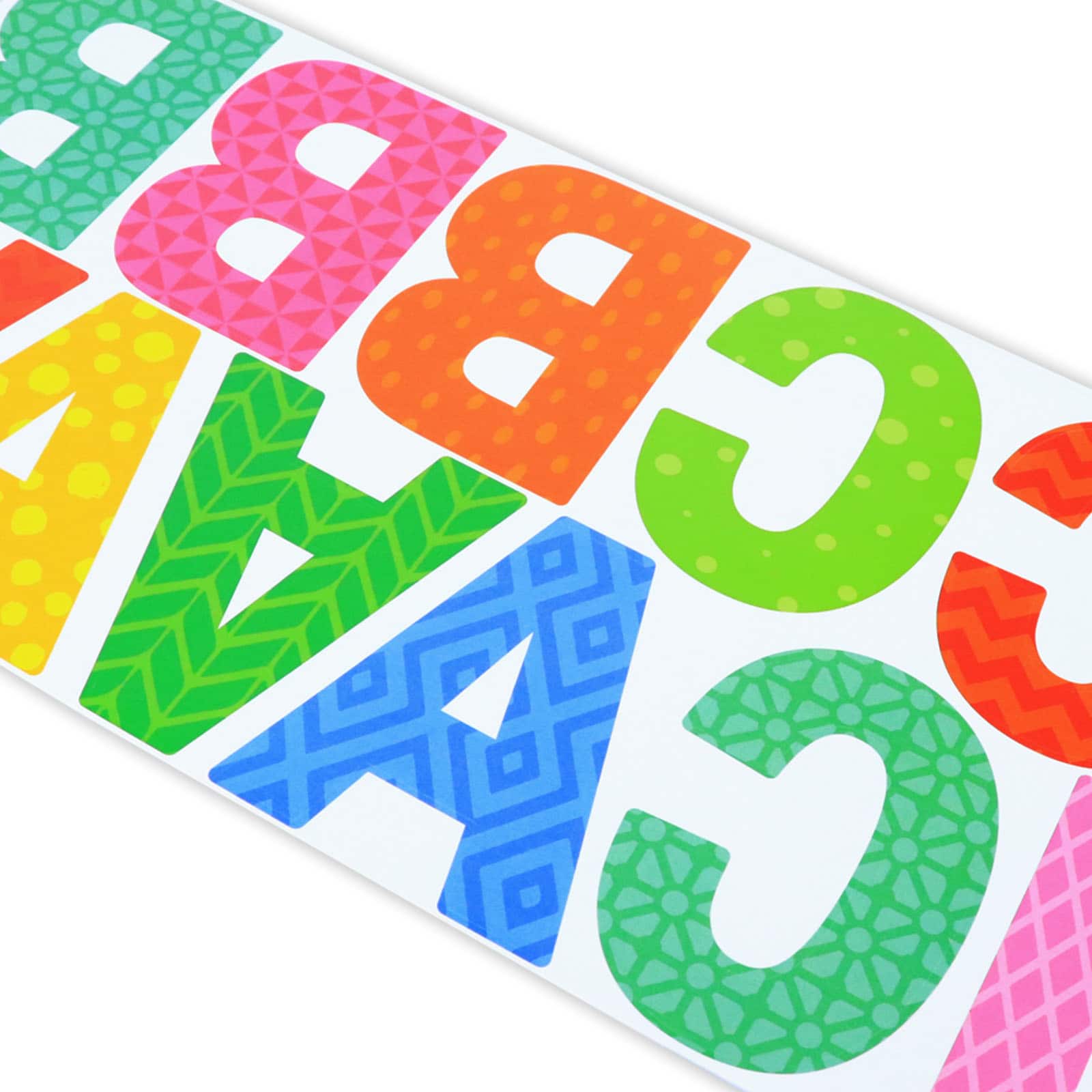 12 Pack: Printed Block Alphabets Stickers by Recollections™