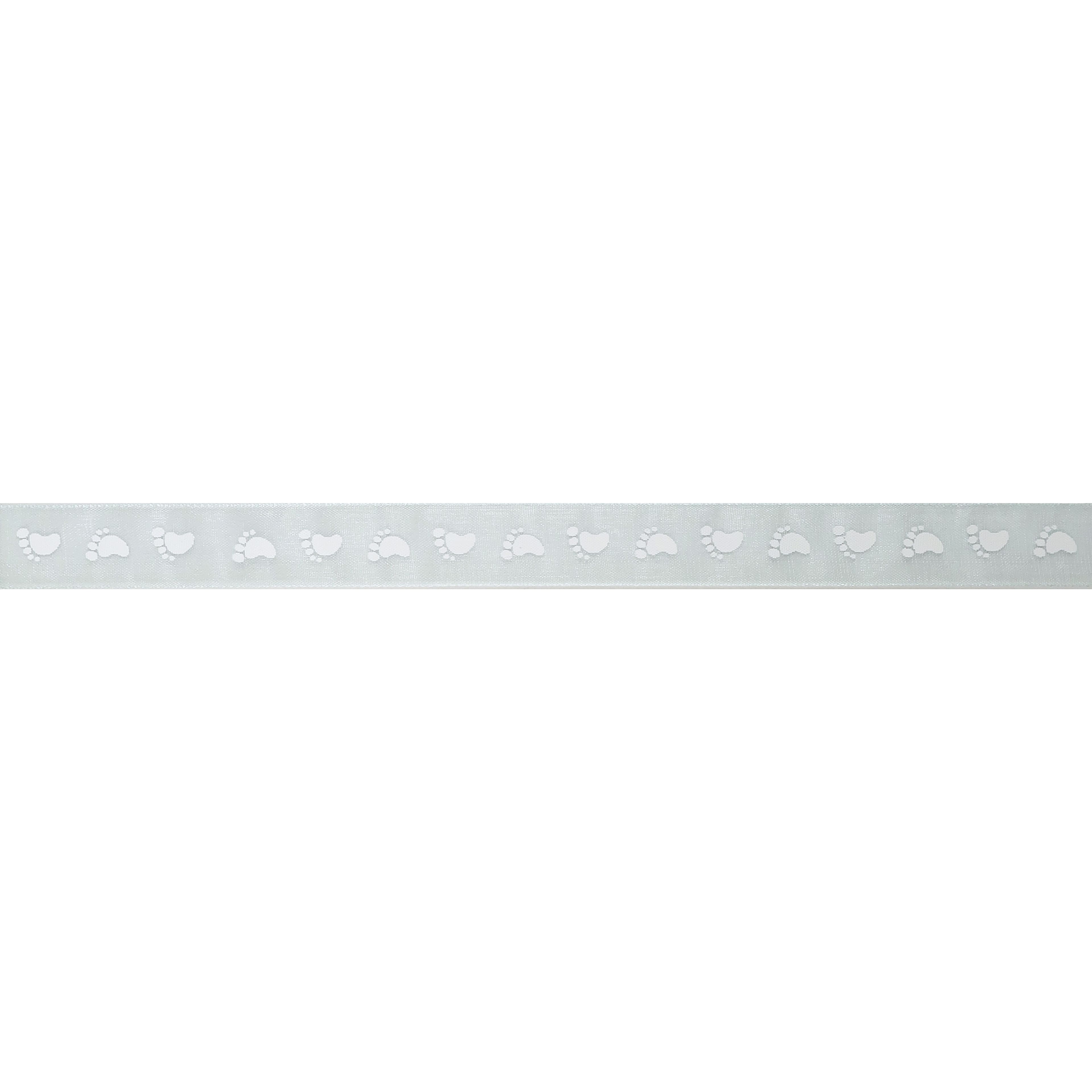 12 Pack: 5/8" x 7yd. Sheer Baby Foot Ribbon by Celebrate It®
