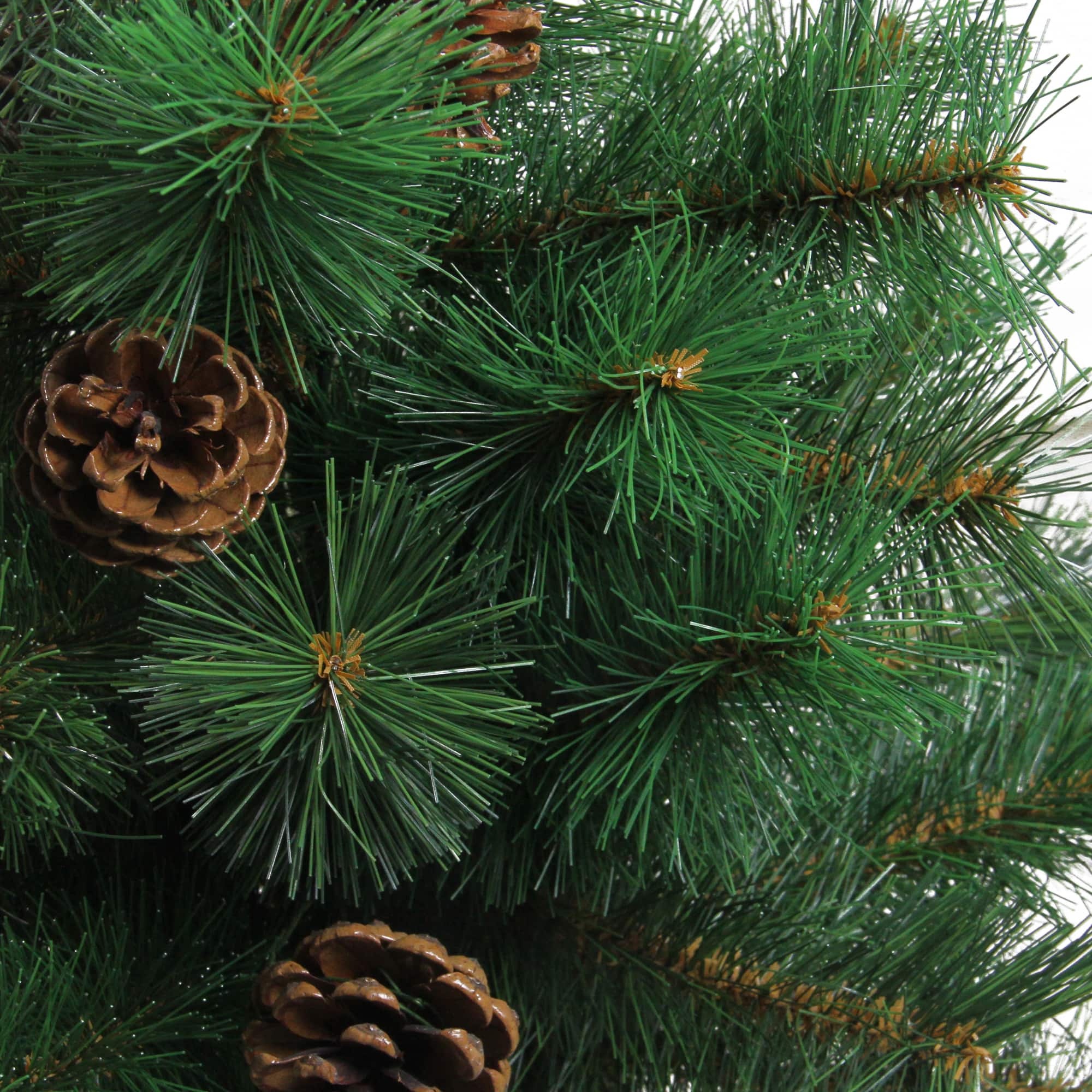 18" Unlit Medium Royal Oregon Pine Artificial Christmas Tree in Burlap Base
