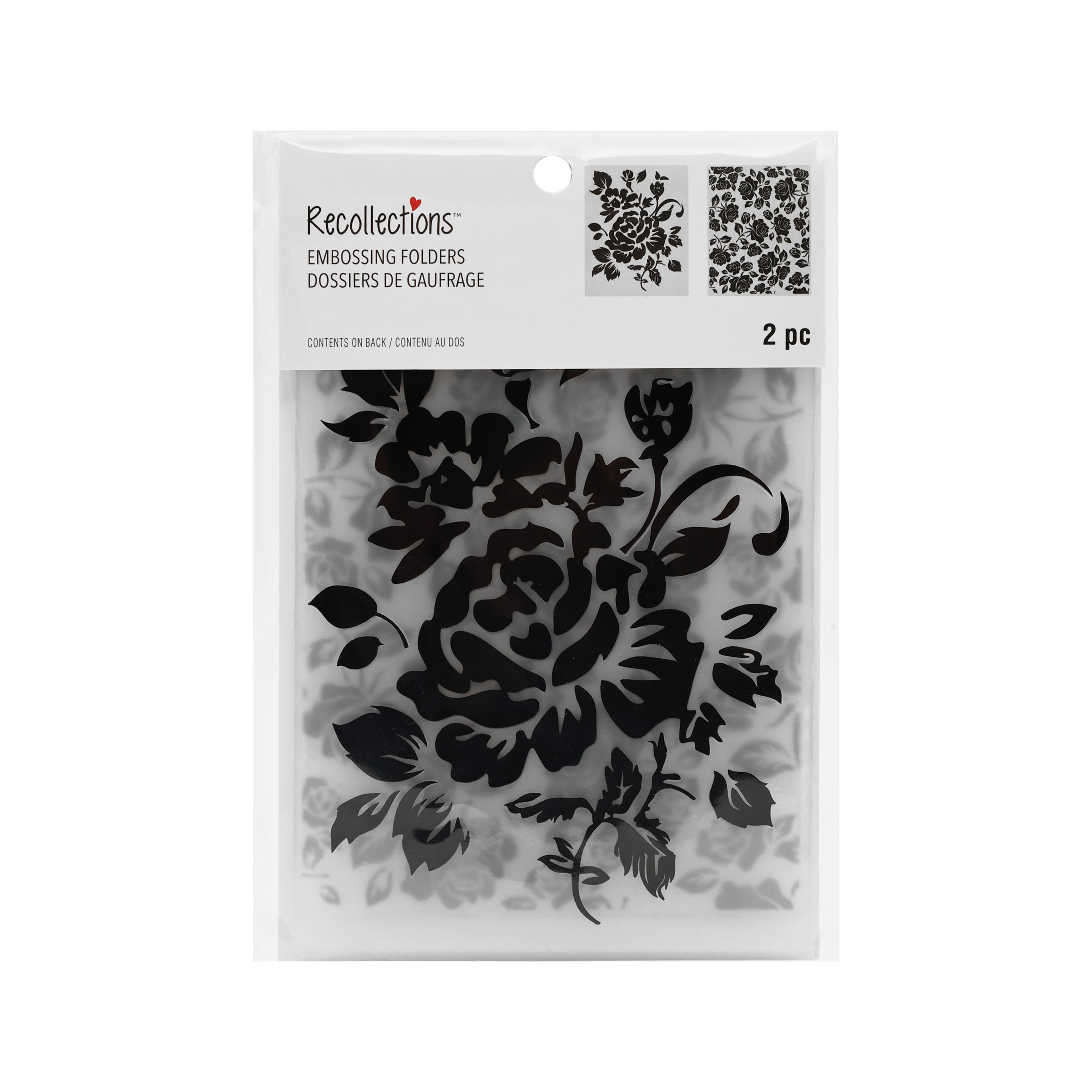 12 Pack: Rose Embossing Folders Set by Recollections™