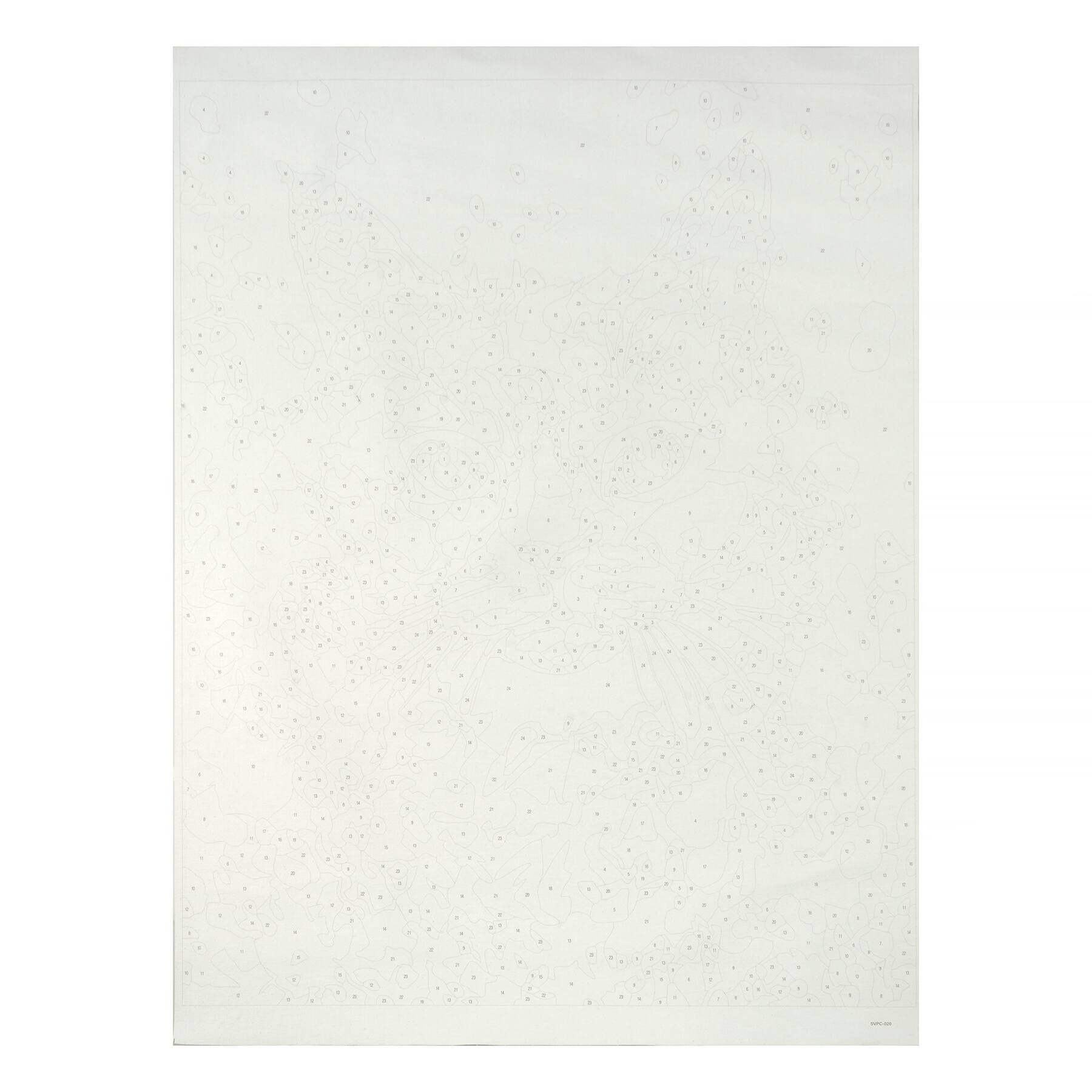 16" x 20" Pop Cat Paint-by-Number Kit with Wood Display Hanger by Artist's Loft®