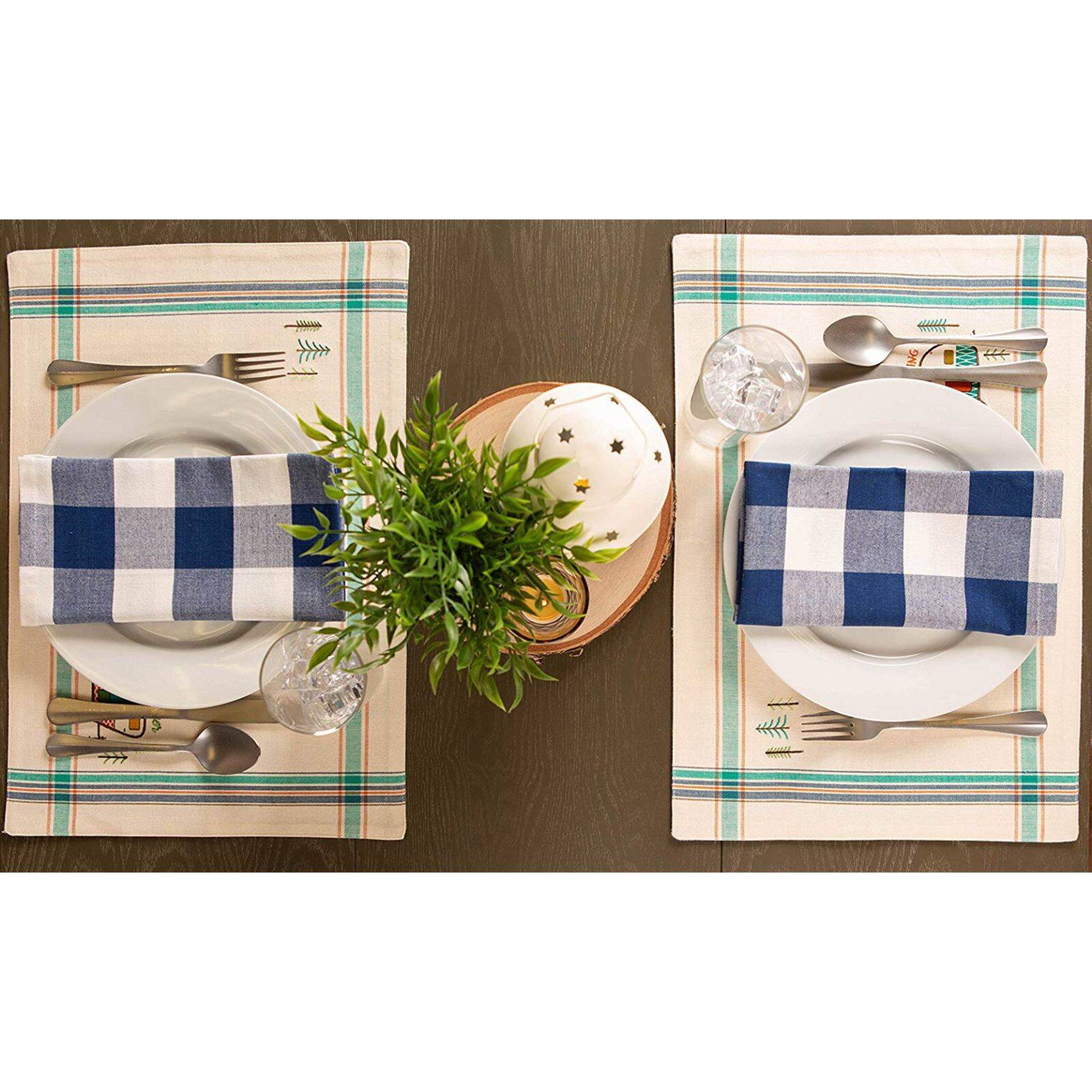 DII® Camper Embellished Placemat Set, 4ct.