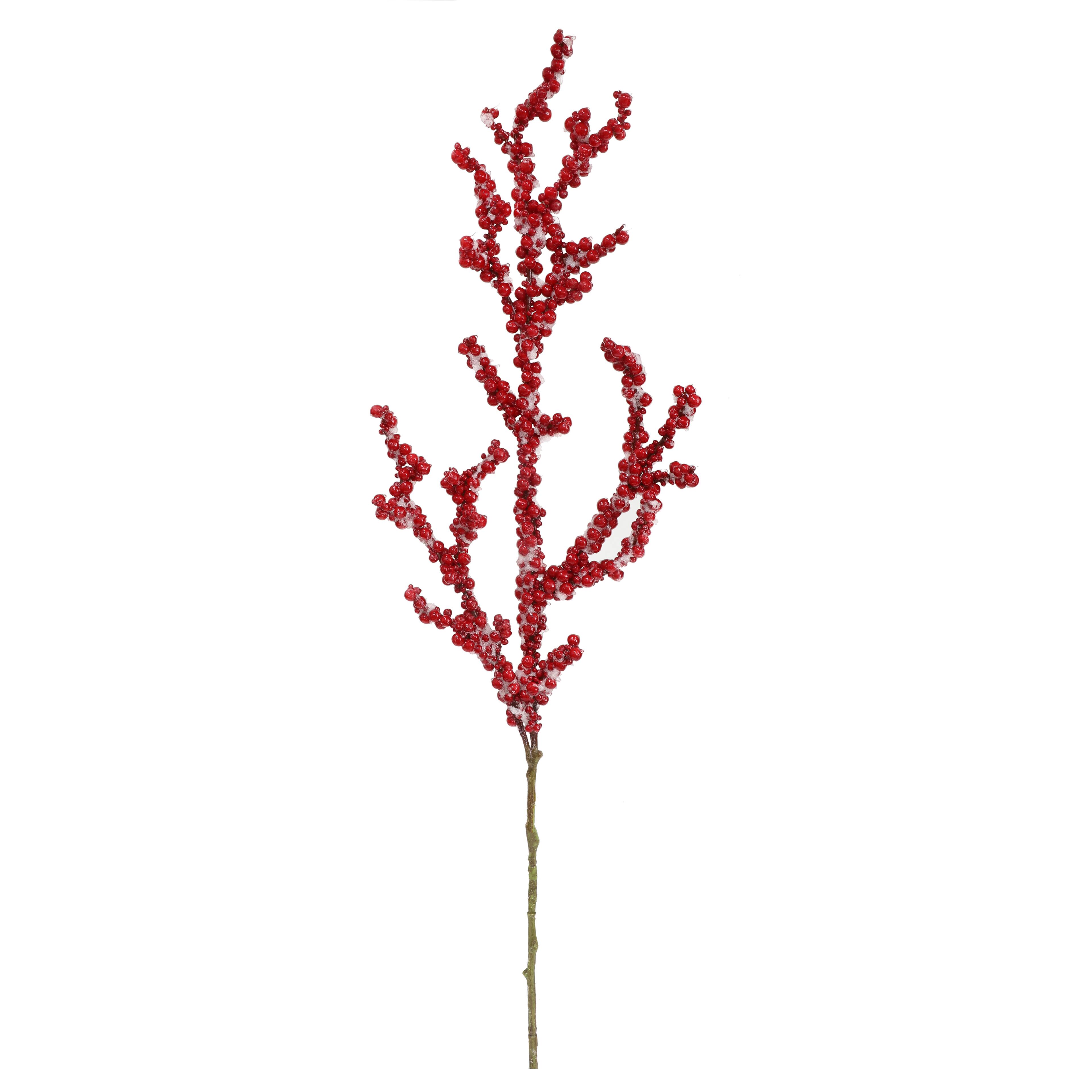43" Iced Red Berry Real Touch Stem by Ashland®