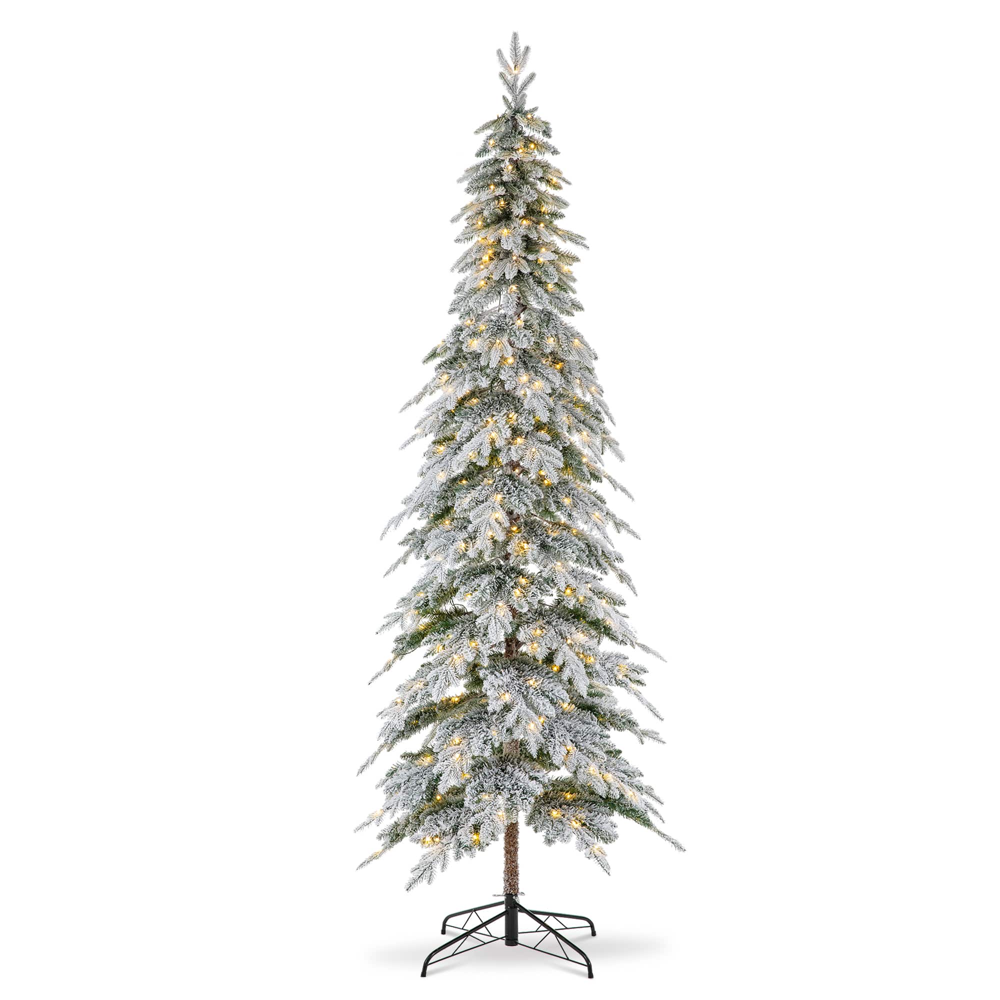 9ft. Pre-Lit Spruce Artificial Christmas Tree, Warrm White LED Lights