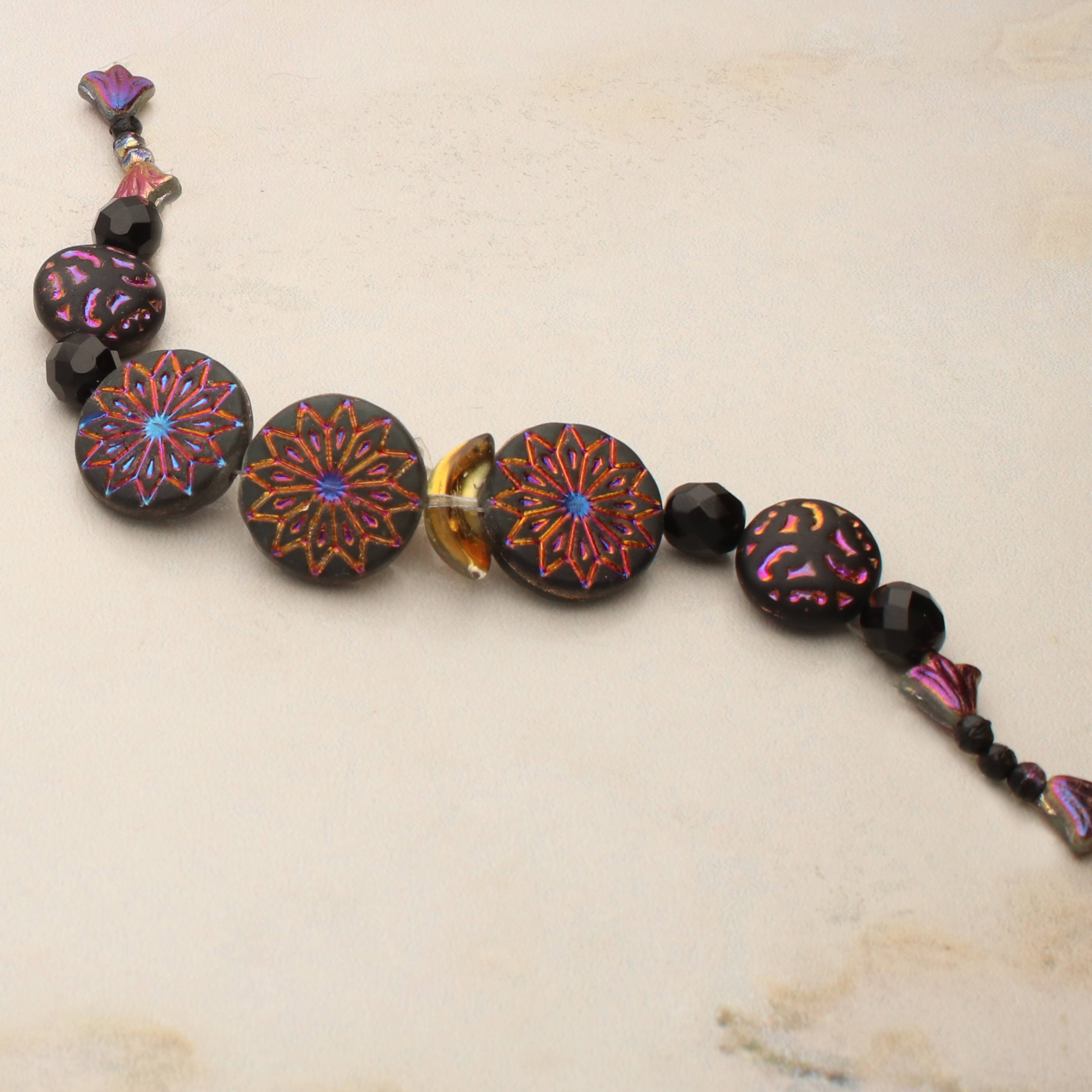 Metallic Sunburst Czech Glass Bead Mix by Bead Landing™