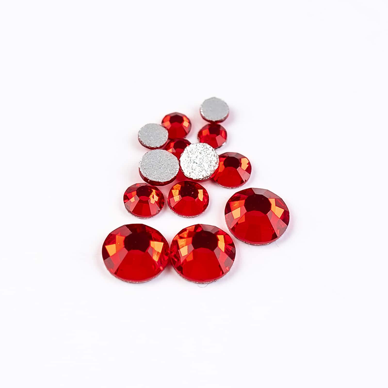 Crystal Lane DIY Assorted Glass Round Flatback Rhinestones Combo