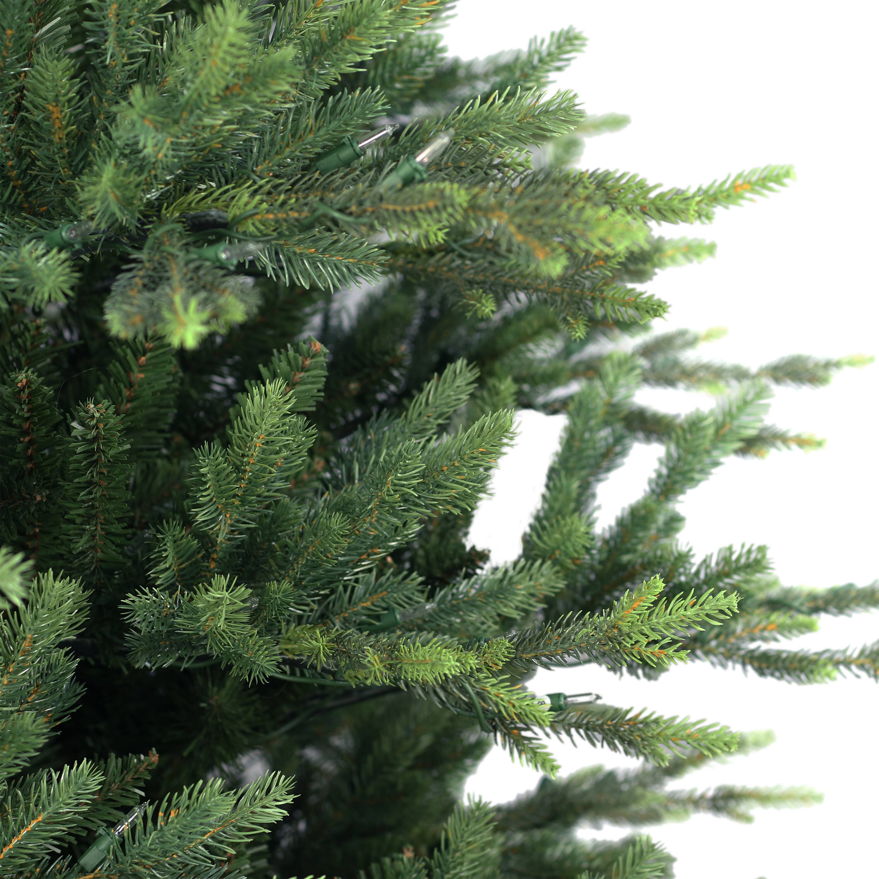 10ft. Pre-Lit Balsam Artificial Fir Tree, Clear LED Lights